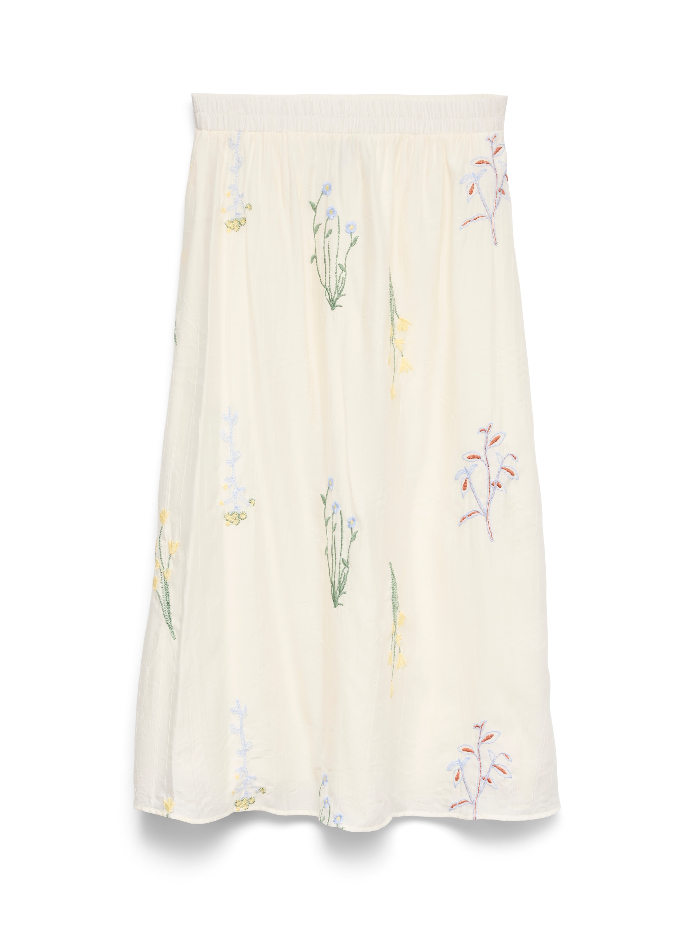 Vero Moda Jupe d'été »VMLINA HW 7/8 EMB SKIRT WVN« mélange de viscose, coupe normale, avec broderie