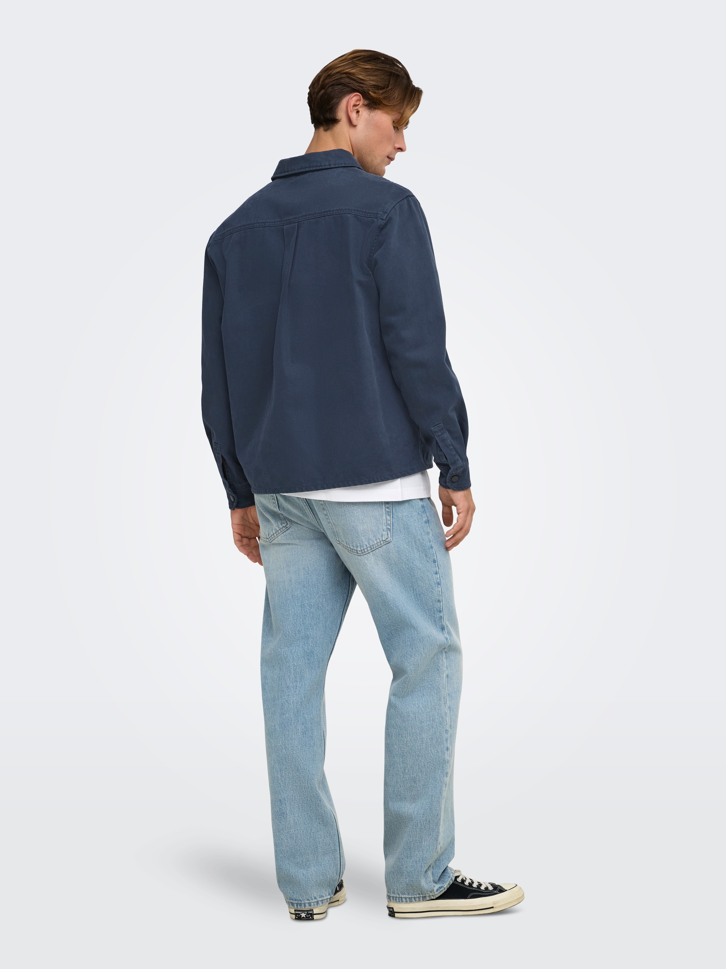 ONLY & SONS Jeans droit »ONSEDGE STRAIGHT DNM« coton, coupe droite