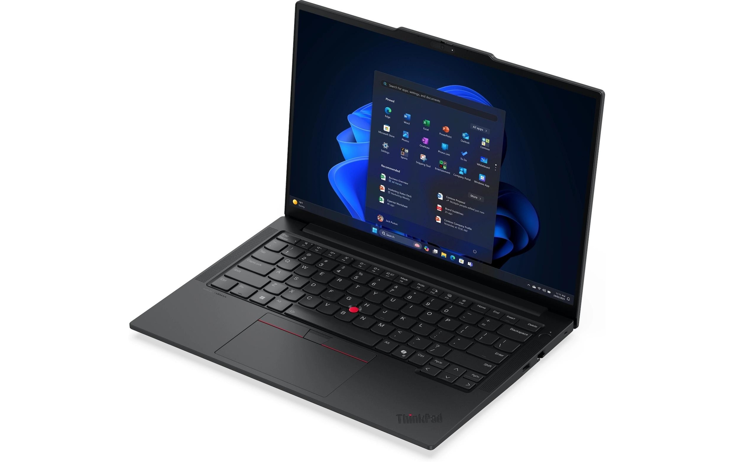 Lenovo Notebook »ThinkPad E14 Gen 7 (AMD) Copilot+ PC« / 14 ″ AMD Ryzen 7 Integrierte NPU (Neural Processing Unit)