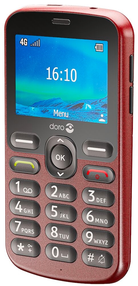 Doro Handy »1880 (ohne Netzteil)« Rot