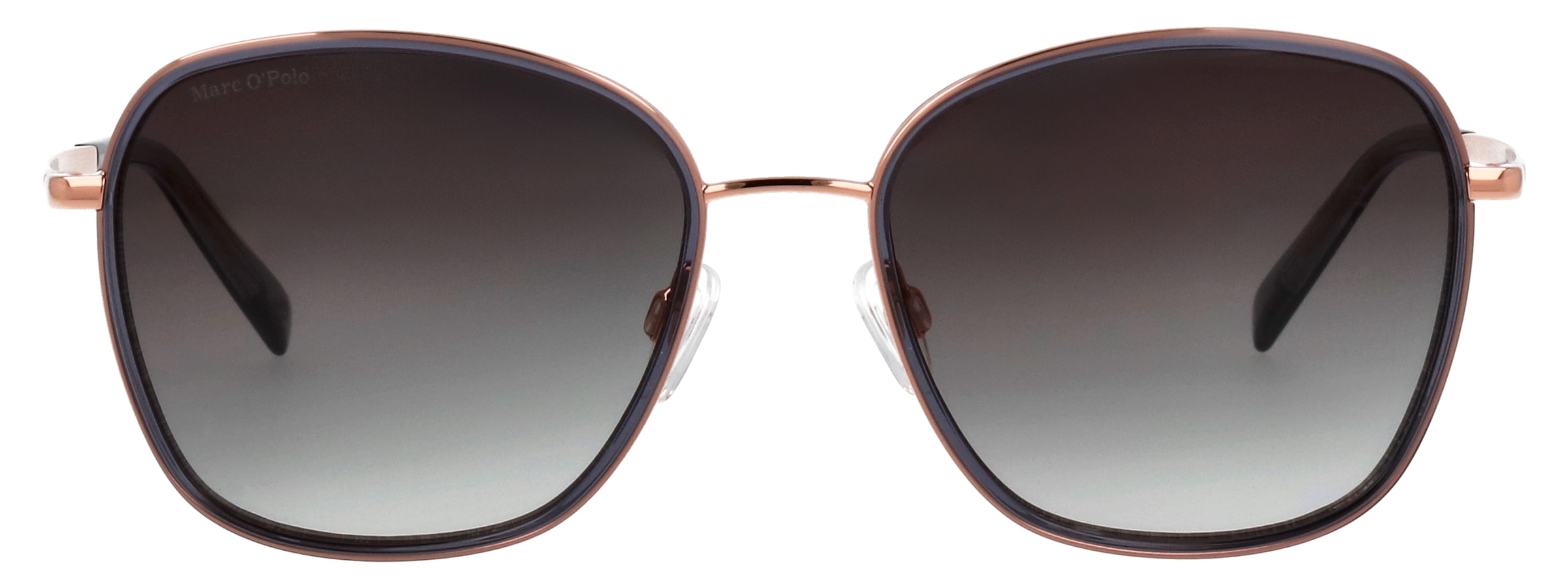 Marc O'Polo Lunettes de soleil »Modell 508000« Form Butterfly, Logoschriftzug auf Bügel, Kombifassung