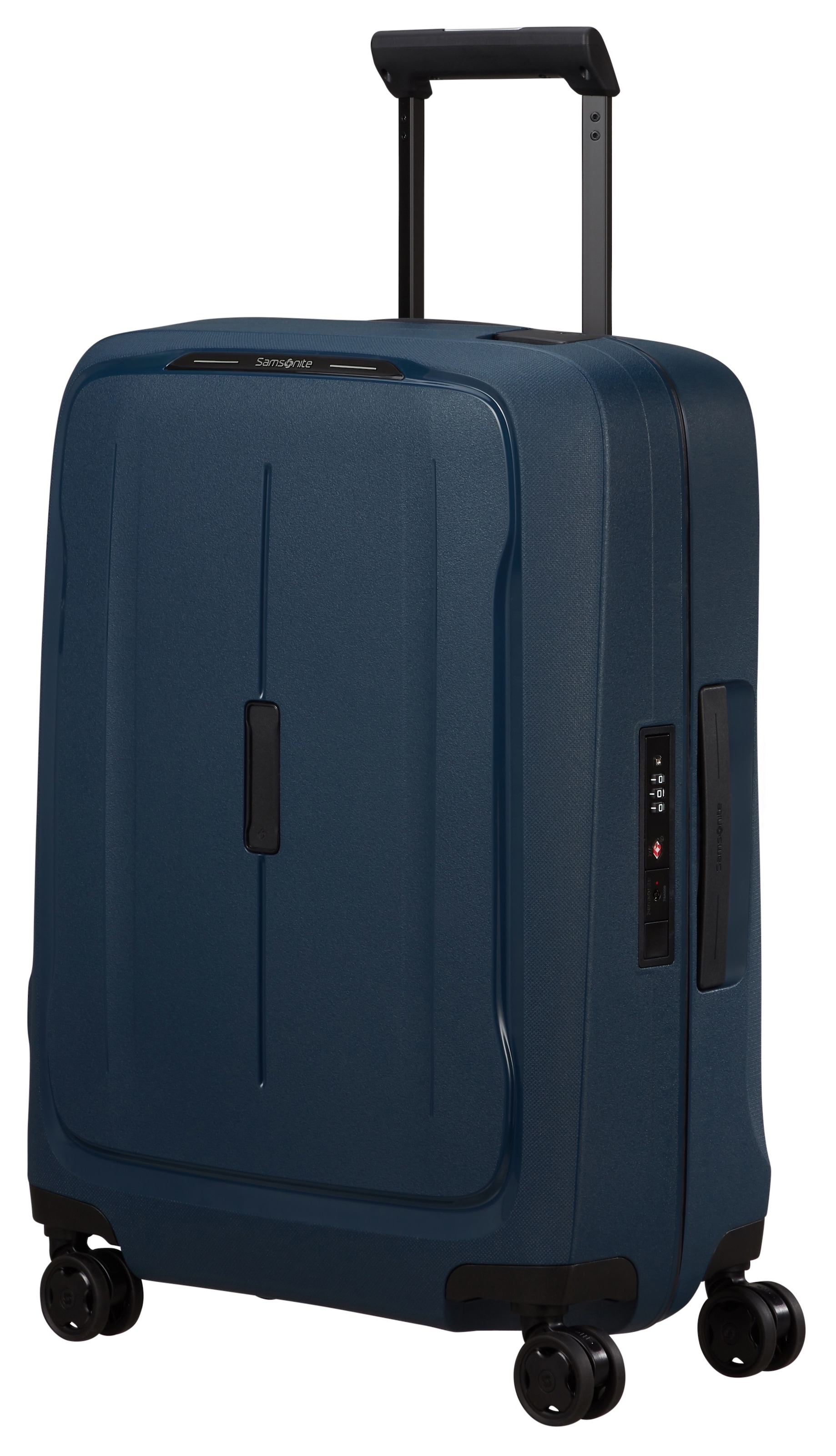 Samsonite Trolley à coque dure »ESSENS, verschiedene Grössen und Farben« 39 litre 4 Rollen avec boîtier robuste en polypropylène, avec plusieurs compartiments