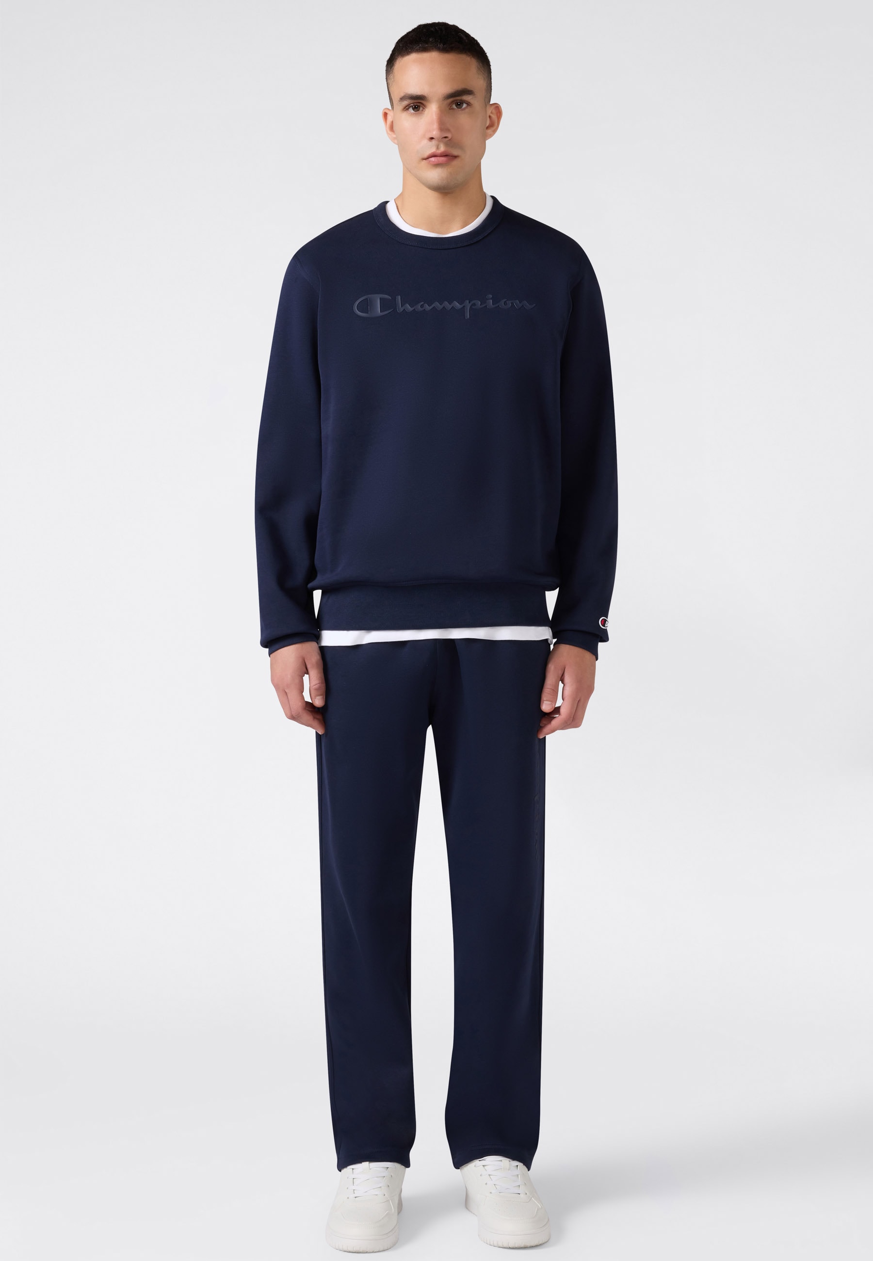 Champion Pantalon de jogging »SPORTWEAR OPEN HEM PANTS Standard Fit«  Avec coupe droite standard, en coton et polyester