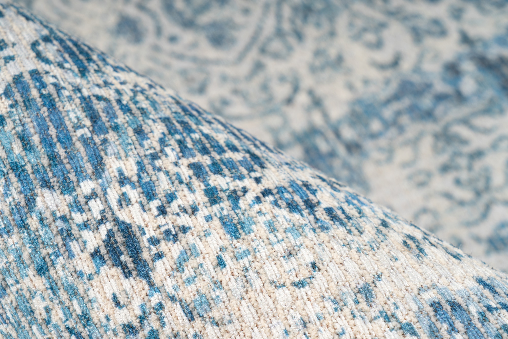 Kayoom Teppich »Perry 225« rechteckig 16 mm Höhe digitaler Druck, verwaschenes Farbendesign, pflegeleicht