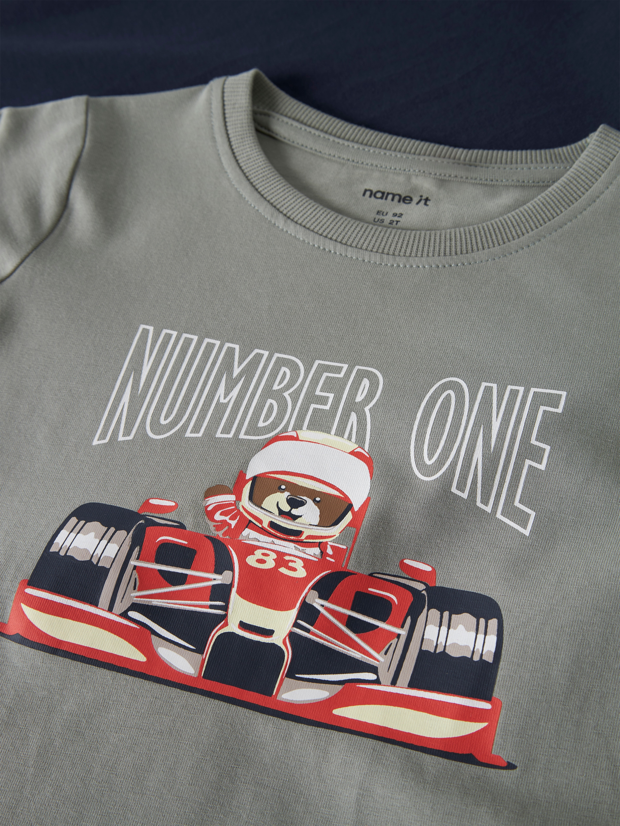 Name It T-shirt »NMMVUX 2P LS TOP« Paquet, 2 Mélange de coton,