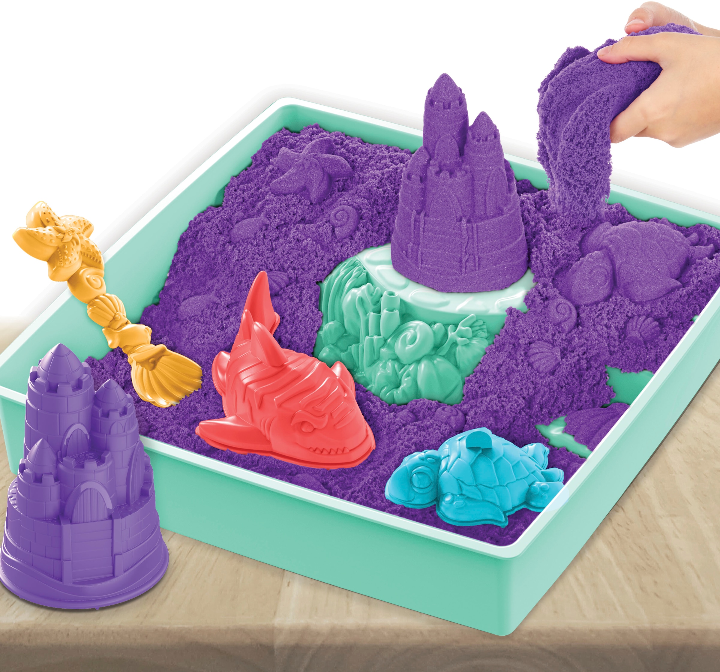 Spin Master Kreativset »Kinetic Sand - Box 454 g - Lila«