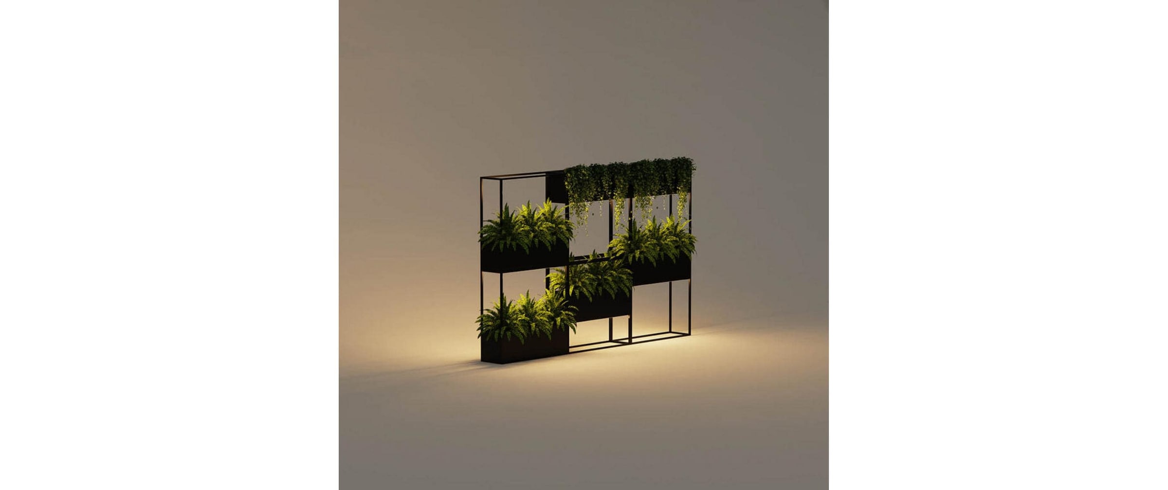 Herstera Garden Bac à plantes »HUB 80 x 25 x 79 cm«