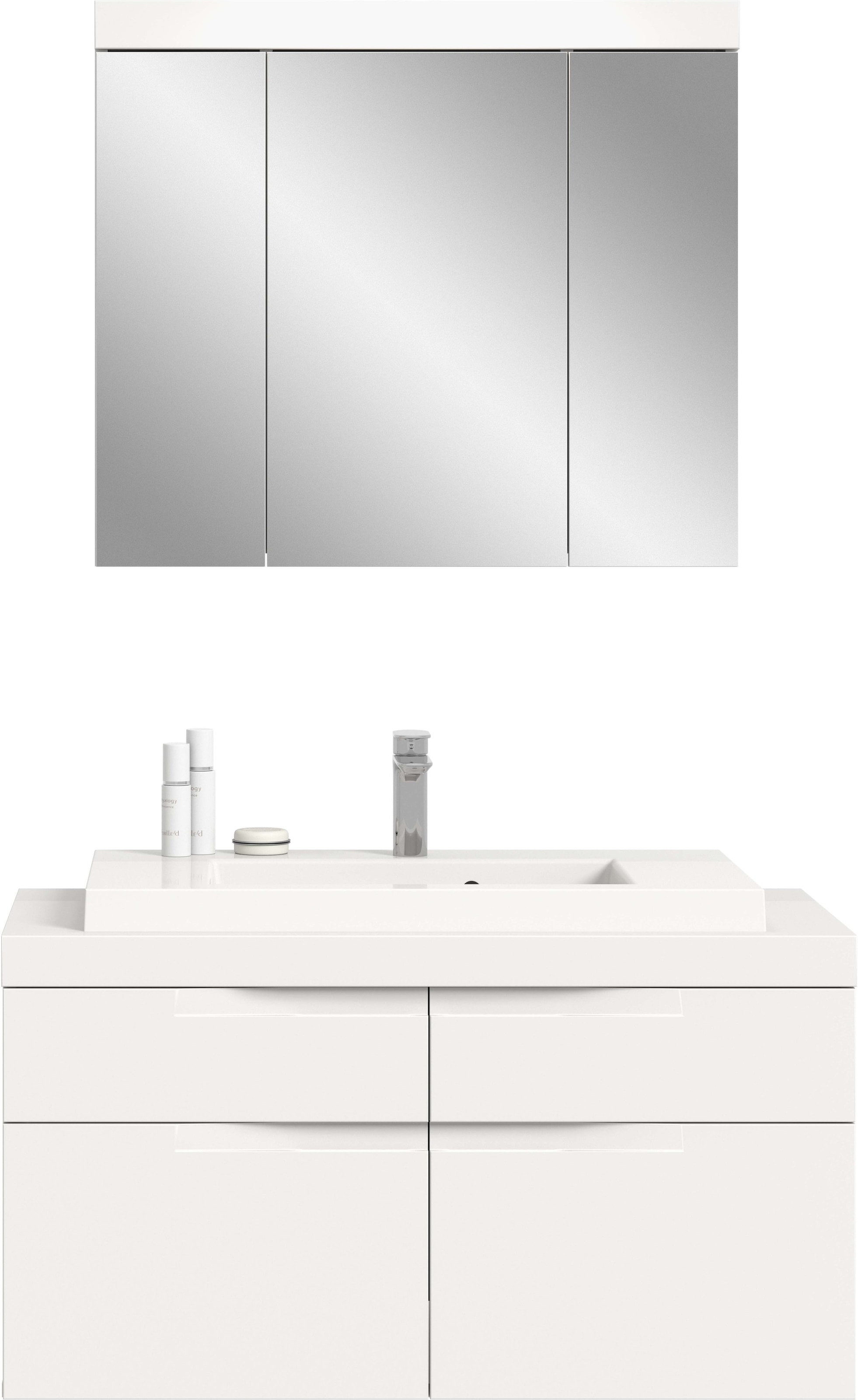 GOODproduct Badmöbel-Set »MAOI, 2-teilige Badkombination, hochwertige MDF Front«