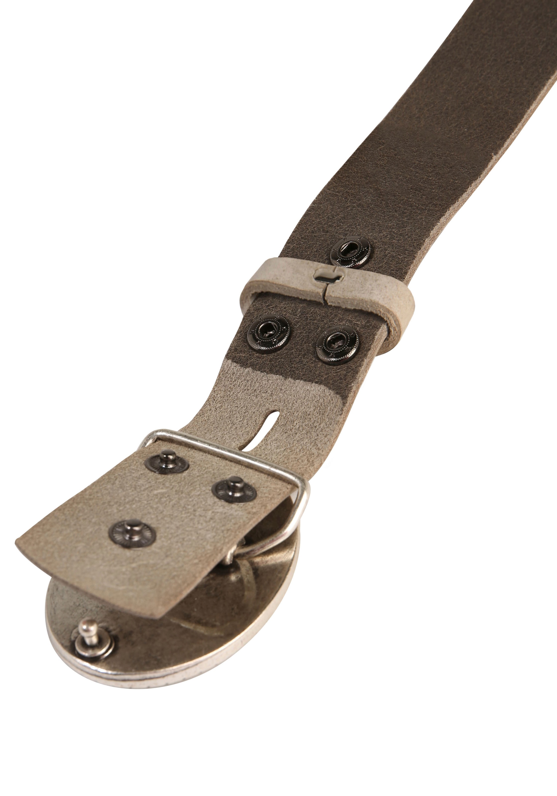 Rettungsring Gürtel Ledergürtel Schliesse »Seestern Oval Silber Mit Swarovski-Kristall Veredelt«