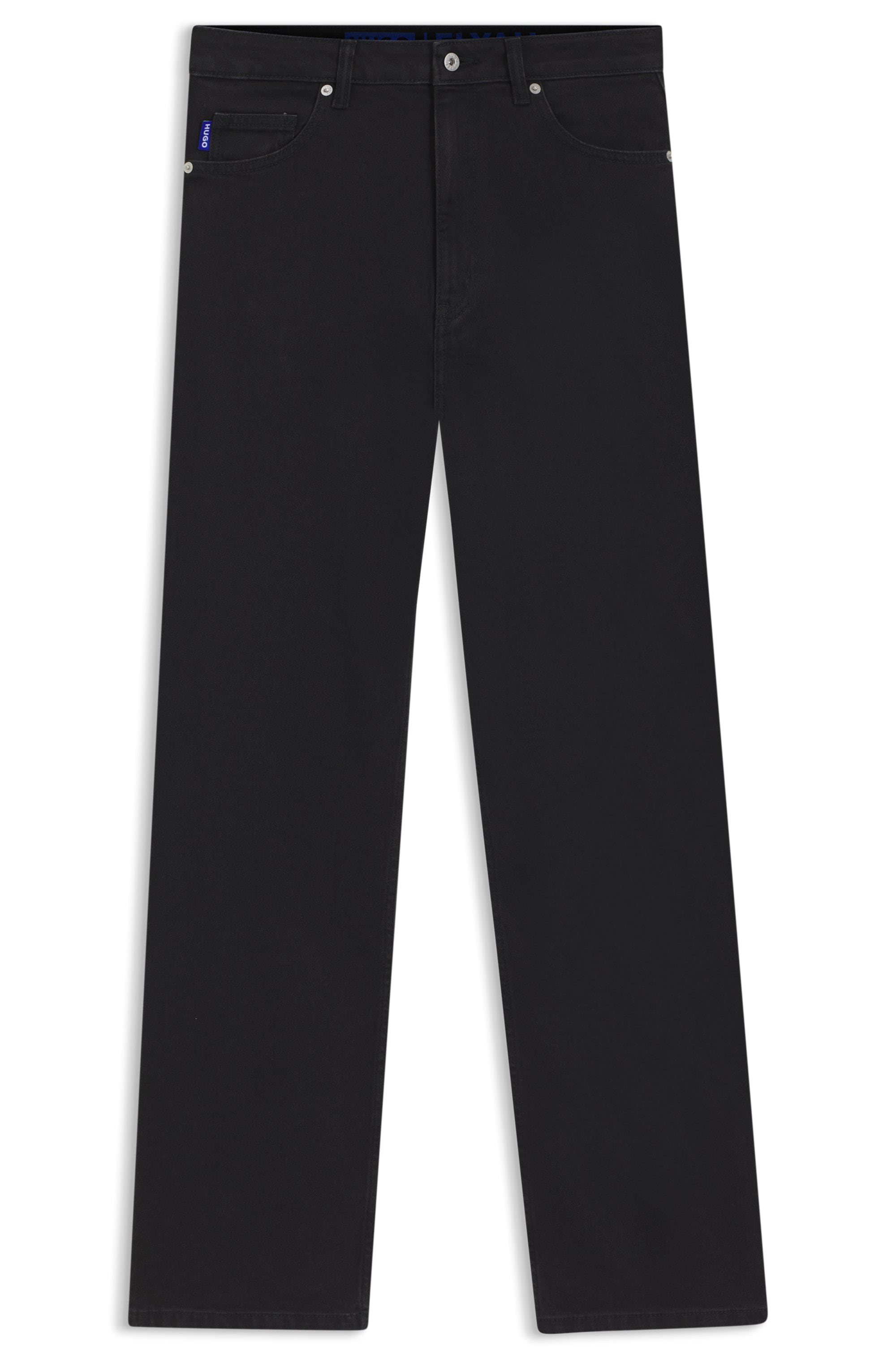 HUGO Blue Straight-Jeans »Elyah« Straight Fit Jeans mit hoher Leibhöhe, Tall Länge 36