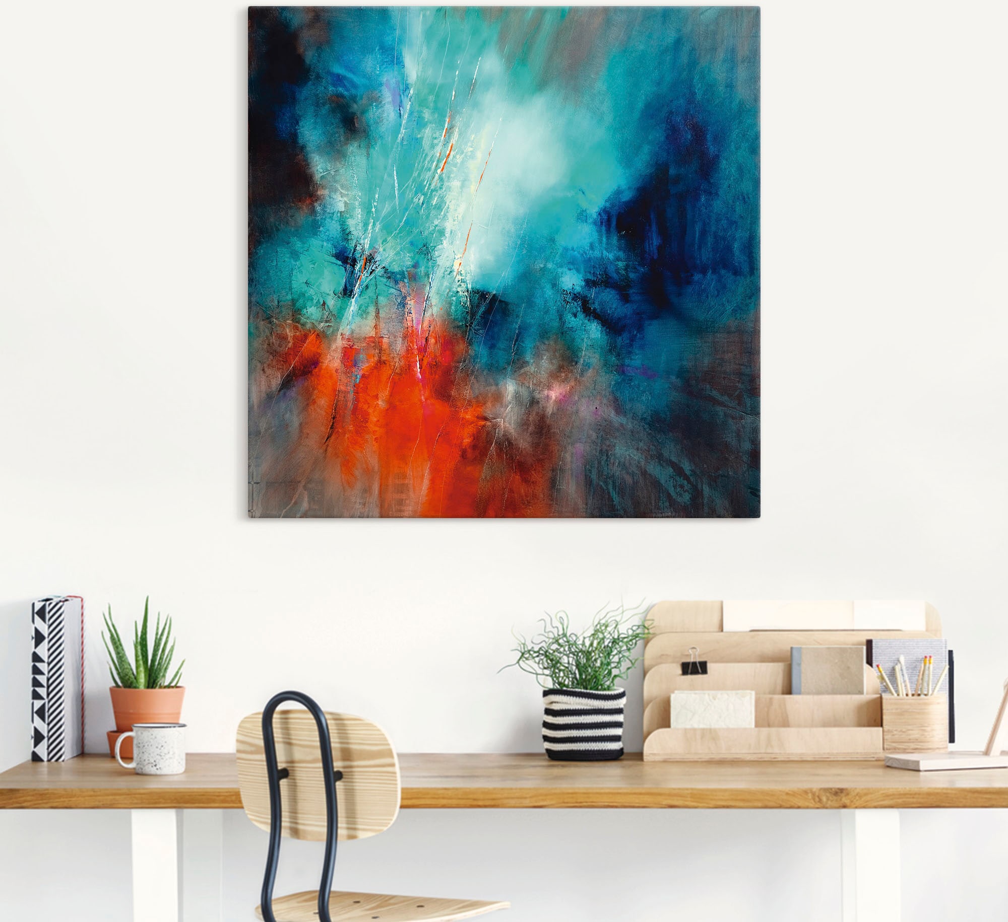 Artland Fresque murale »Frühling im Eistobel« 1 cuis tlg. als Alubild, Leinwandbild in verschied. Grössen