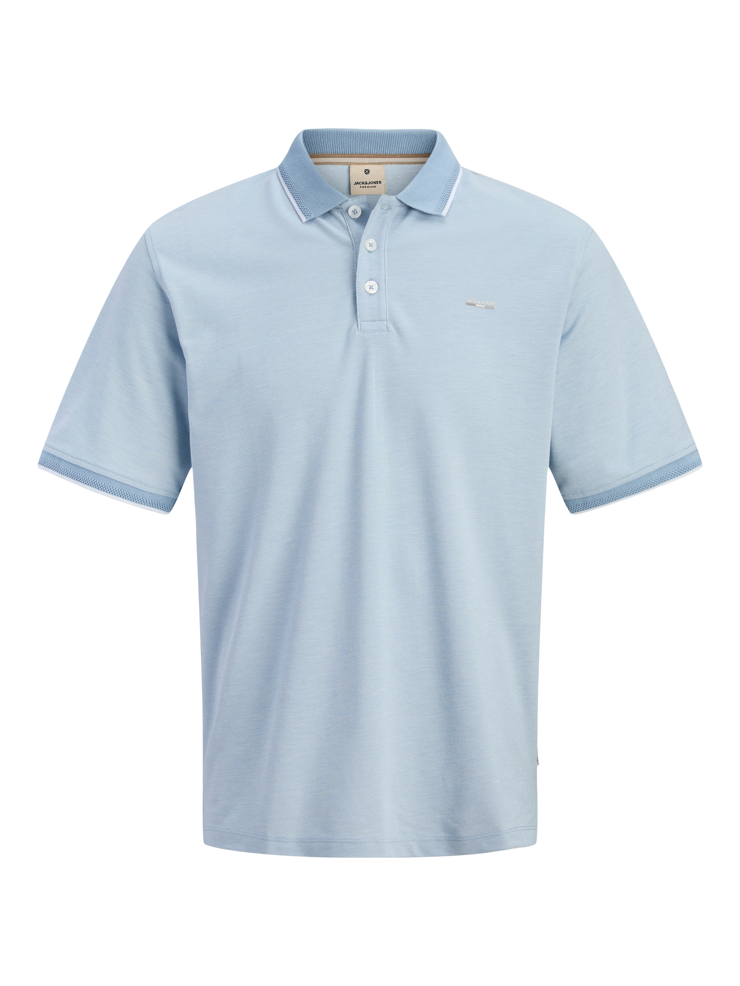 Jack & Jones Poloshirt »JPRBLUALVES SS POLO SN« mit Logo Stickerei
