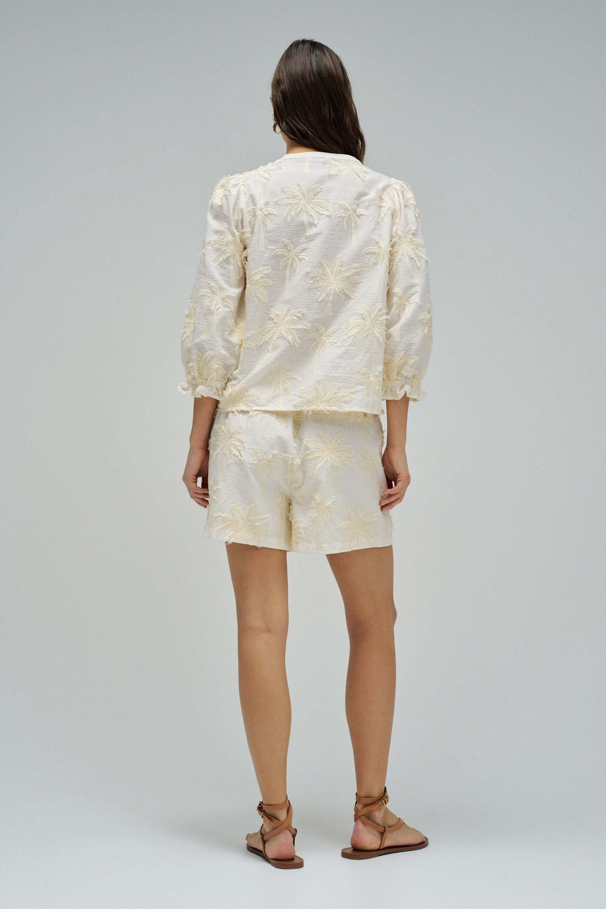 Salsa Langarmbluse »Salsa Jeans Langarmbluse Blouse Textured 3D Fabric Effect«