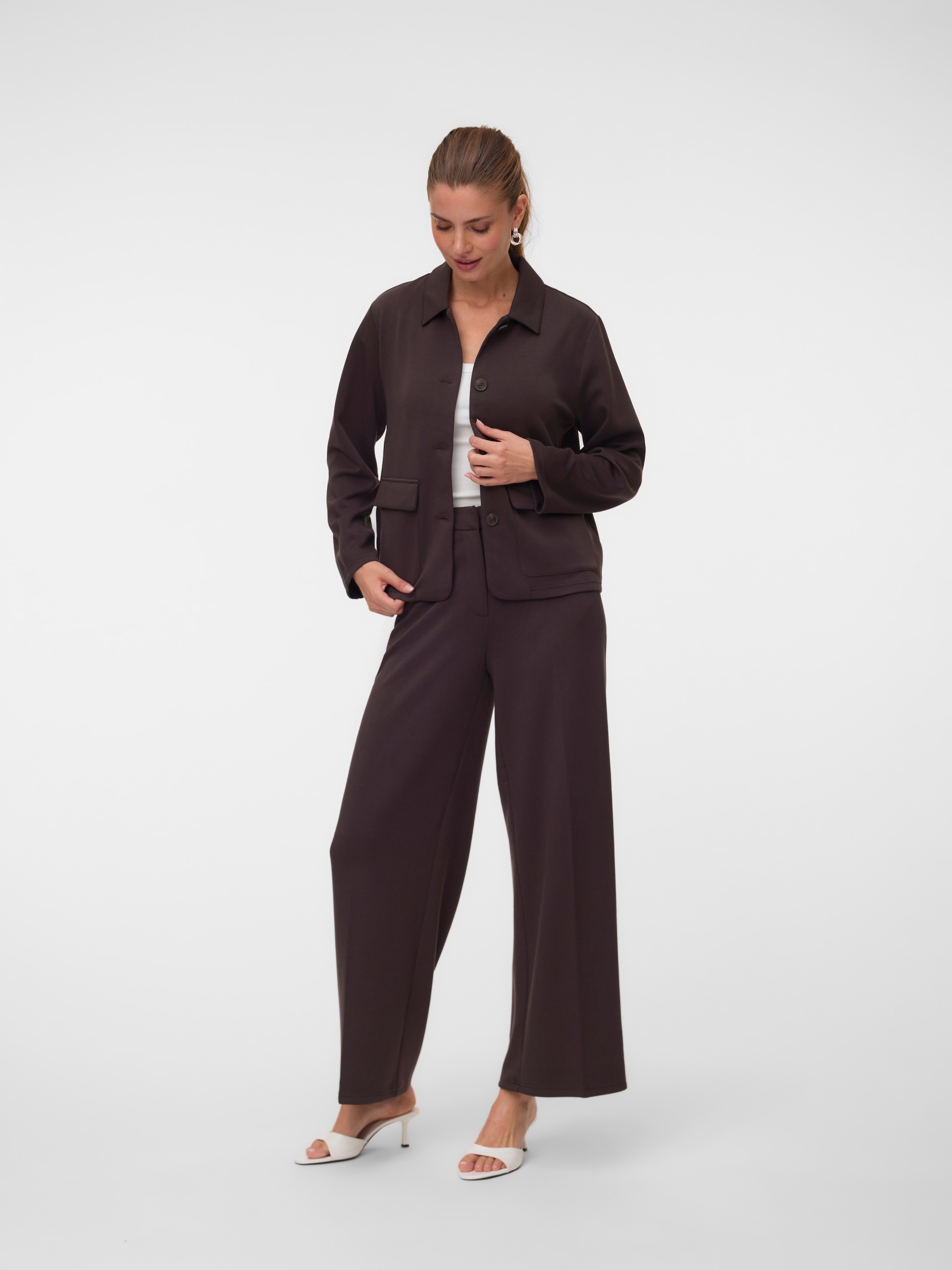 Vero Moda Blazer en jersey »VMBELLIS LS JACKET NOOS« Mélange de matériaux, avec stretch