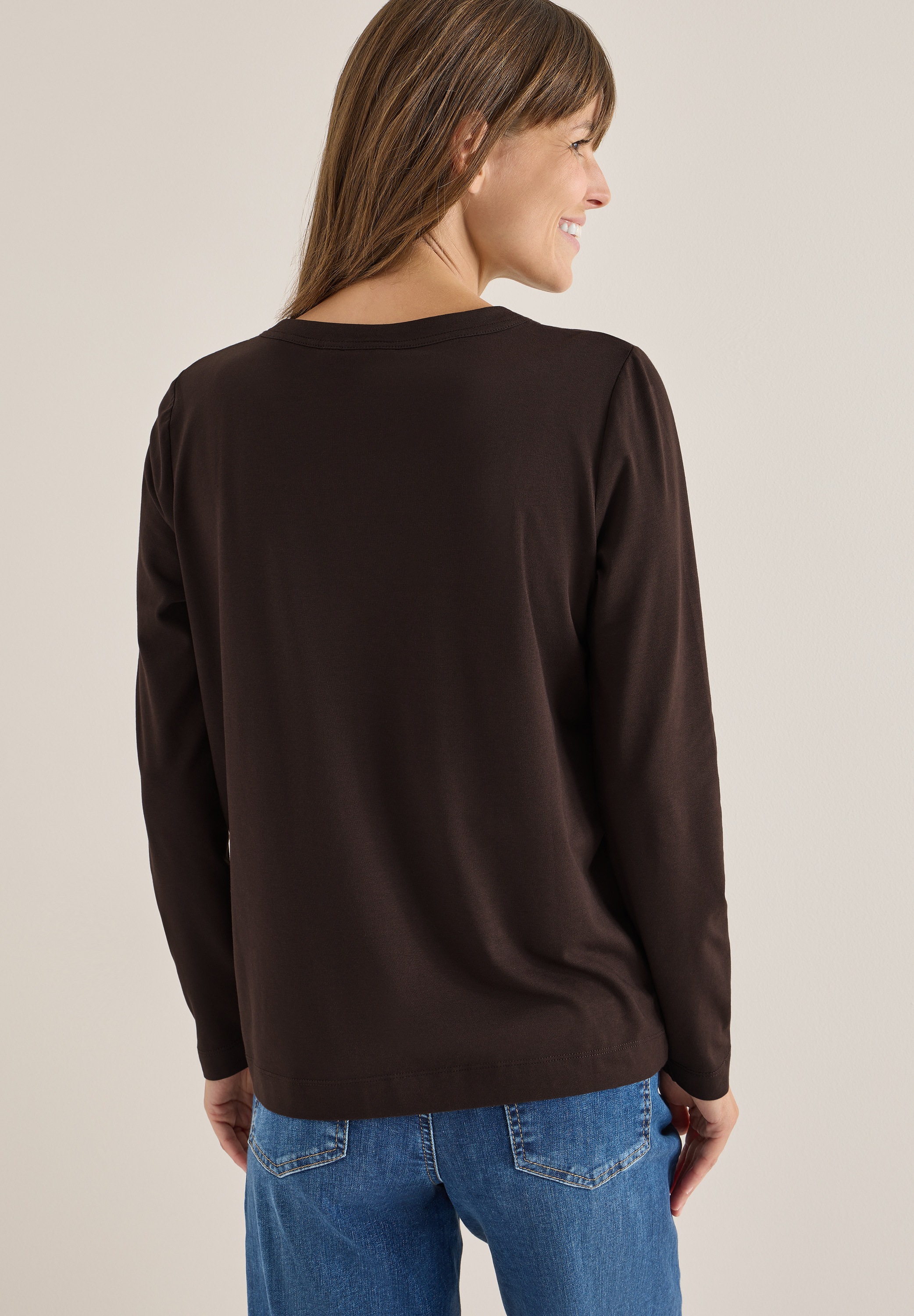 Cecil Langarmshirt im Tunika-Look