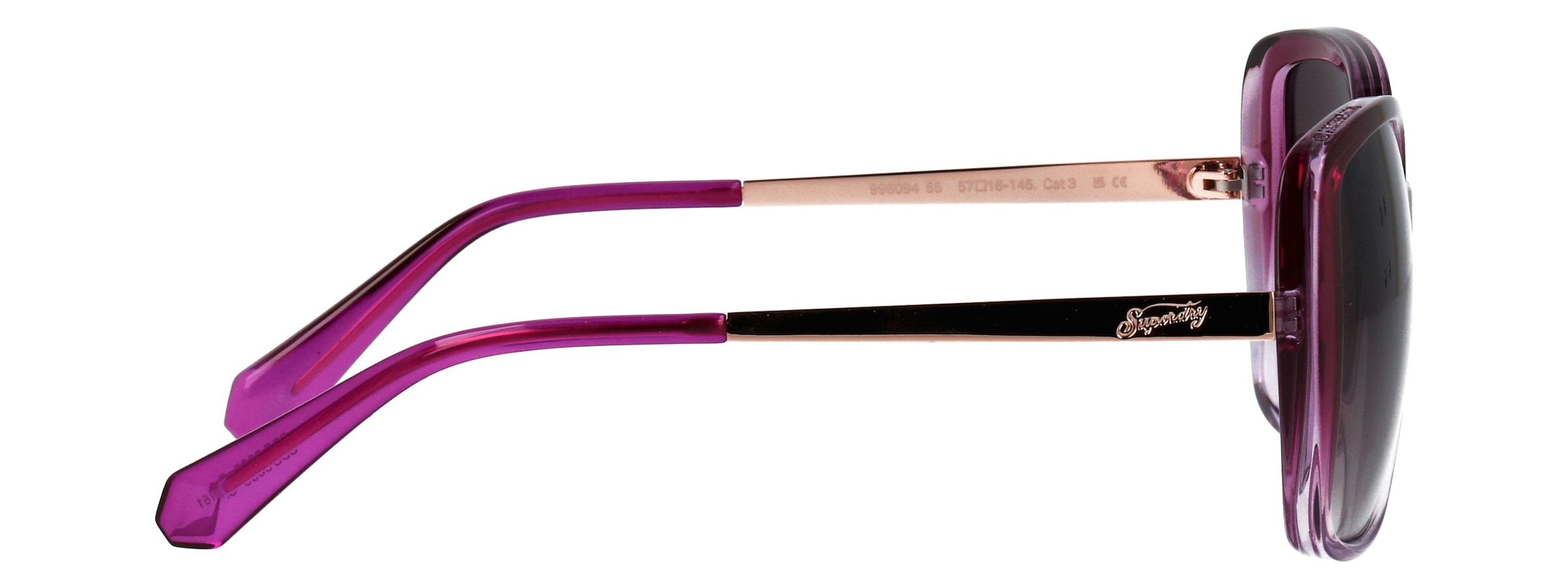 Superdry Sonnenbrille »Modell 996094« Form Butterfly, Logoschriftzug auf Bügel, Kombifassung