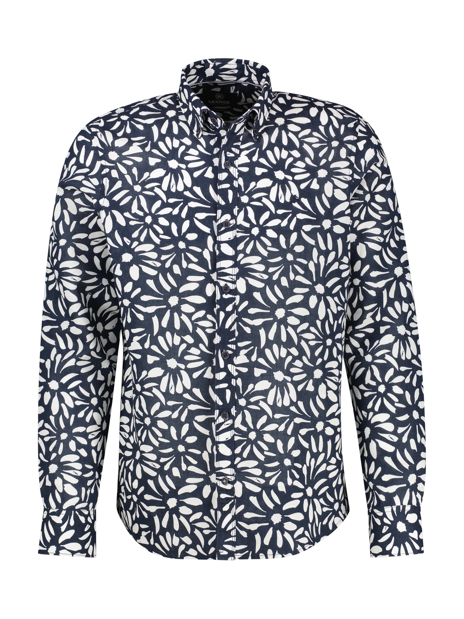LERROS Langarmhemd mit All-Over Print