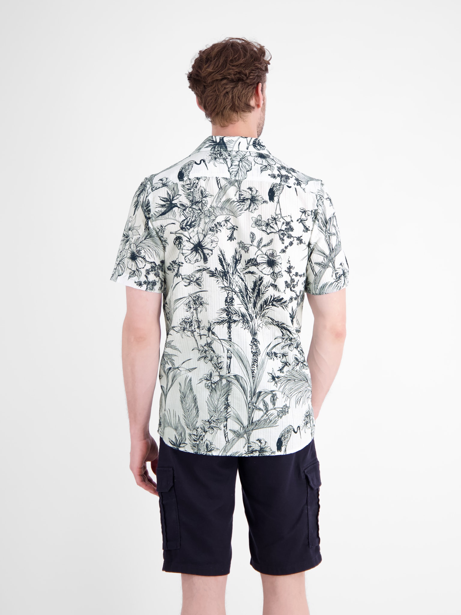 LERROS Hawaiihemd Sommerhemd mit floralem Muster