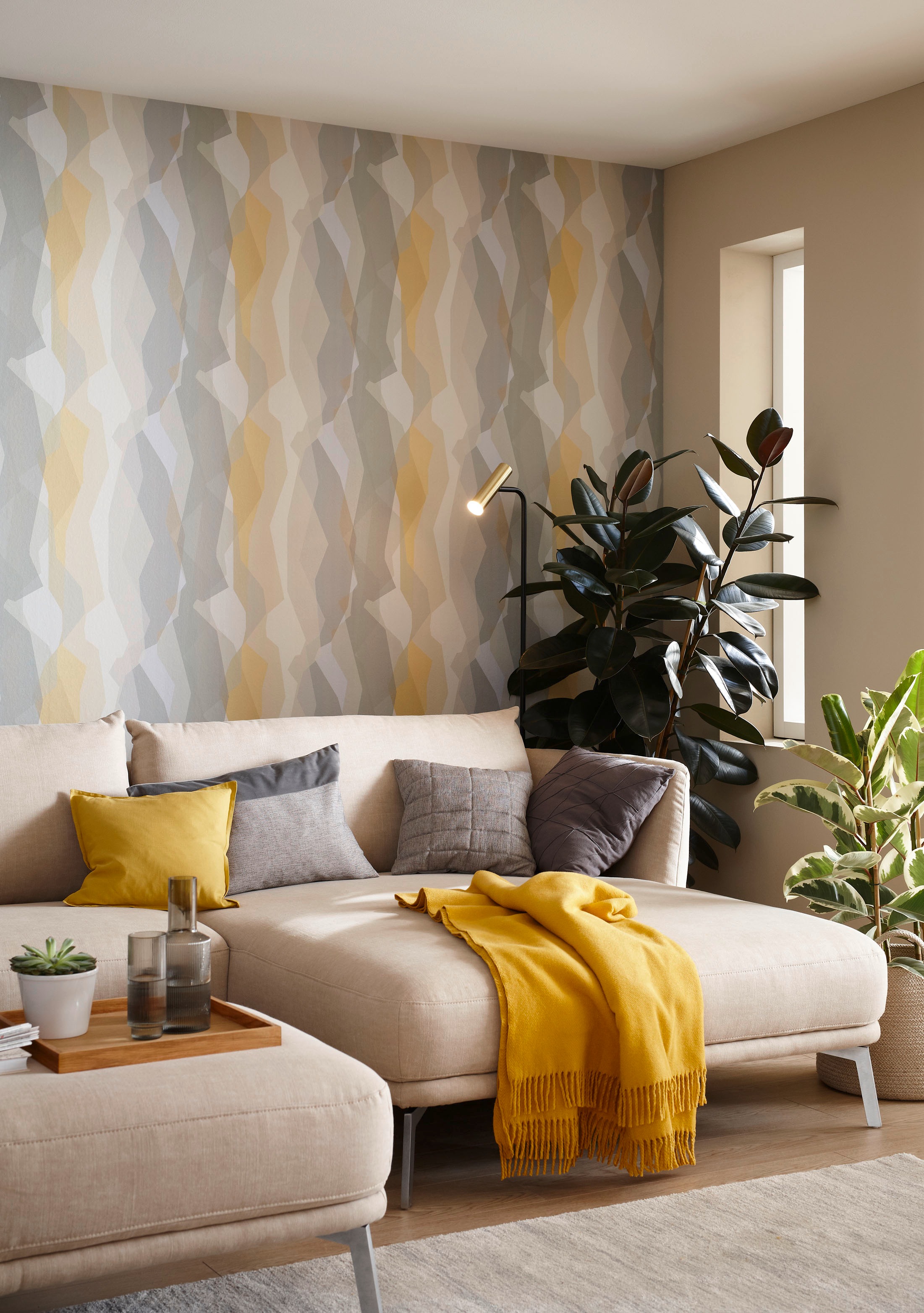 SCHÖNER WOHNEN-Kollektion Teppich »Balance« rechteckig 13 mm Höhe Kurzflor, Wohnzimmer