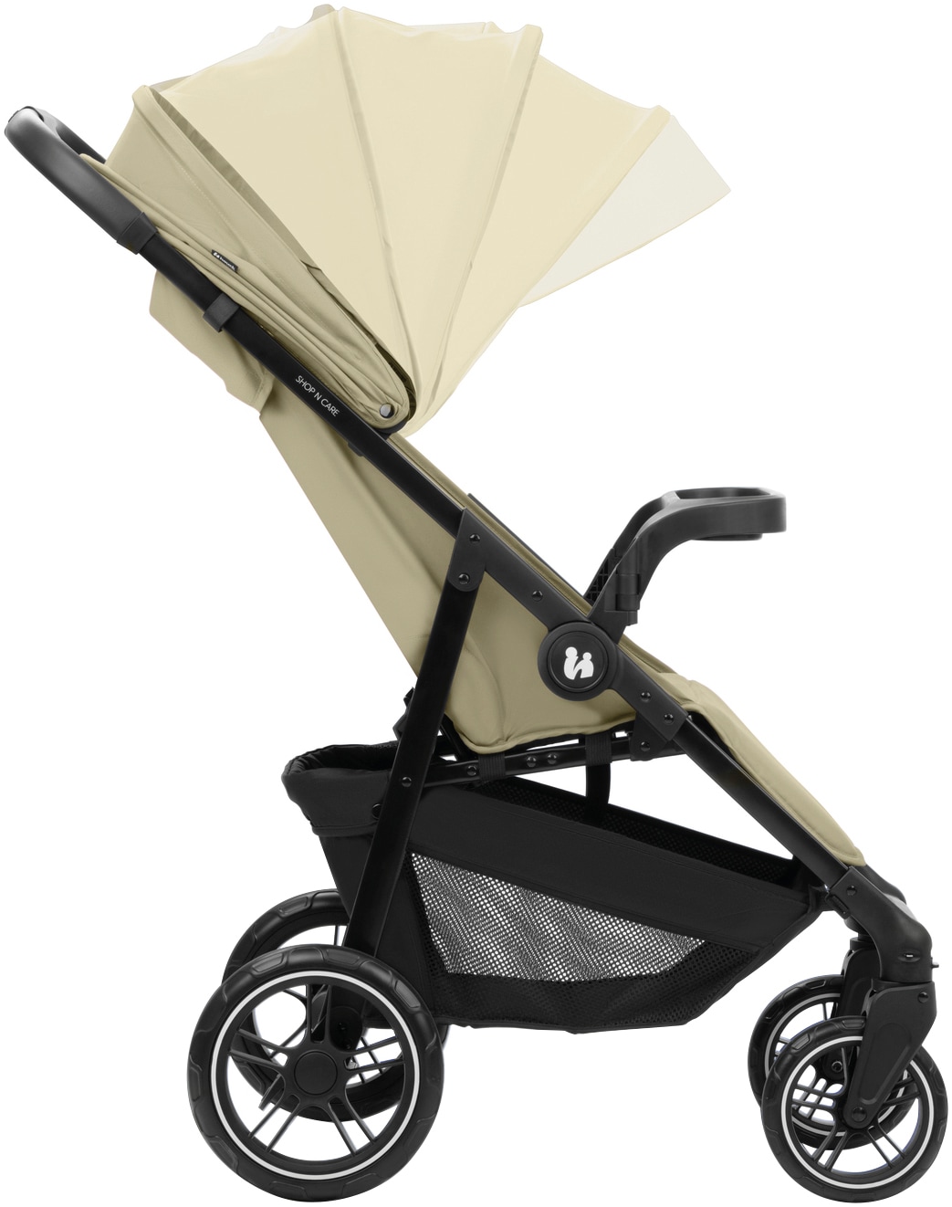 Hauck Poussette pour enfants »Shop N Care, Olive« 22 kilos bis 22 kg belastbar; kompatibel mit Babyschale