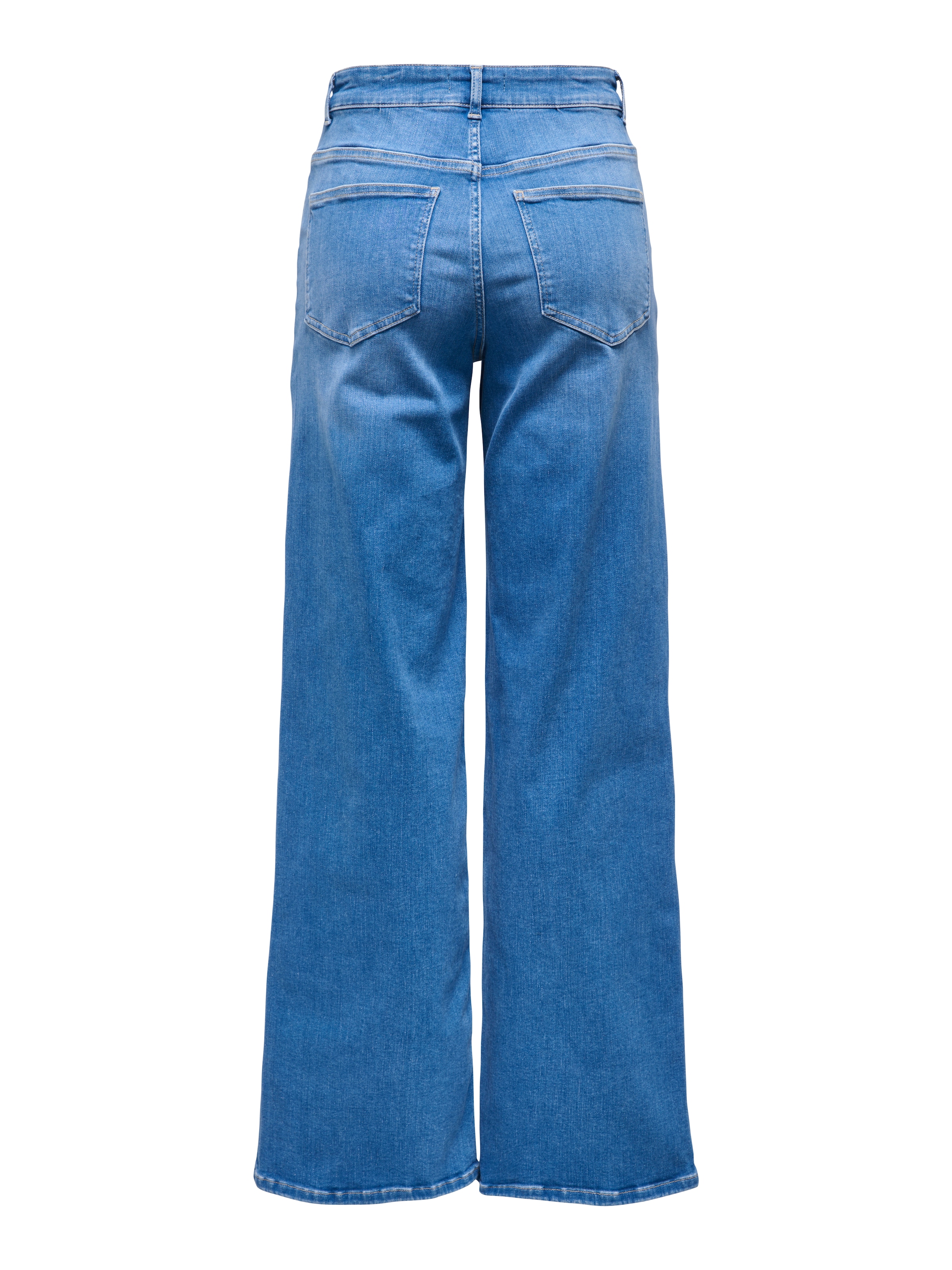 ONLY High-waist-Jeans »ONLMADISON BLUSH HW WIDE DNM REA262 NOOS« hohe Leibhöhe, weites Bein, special bright blue denim