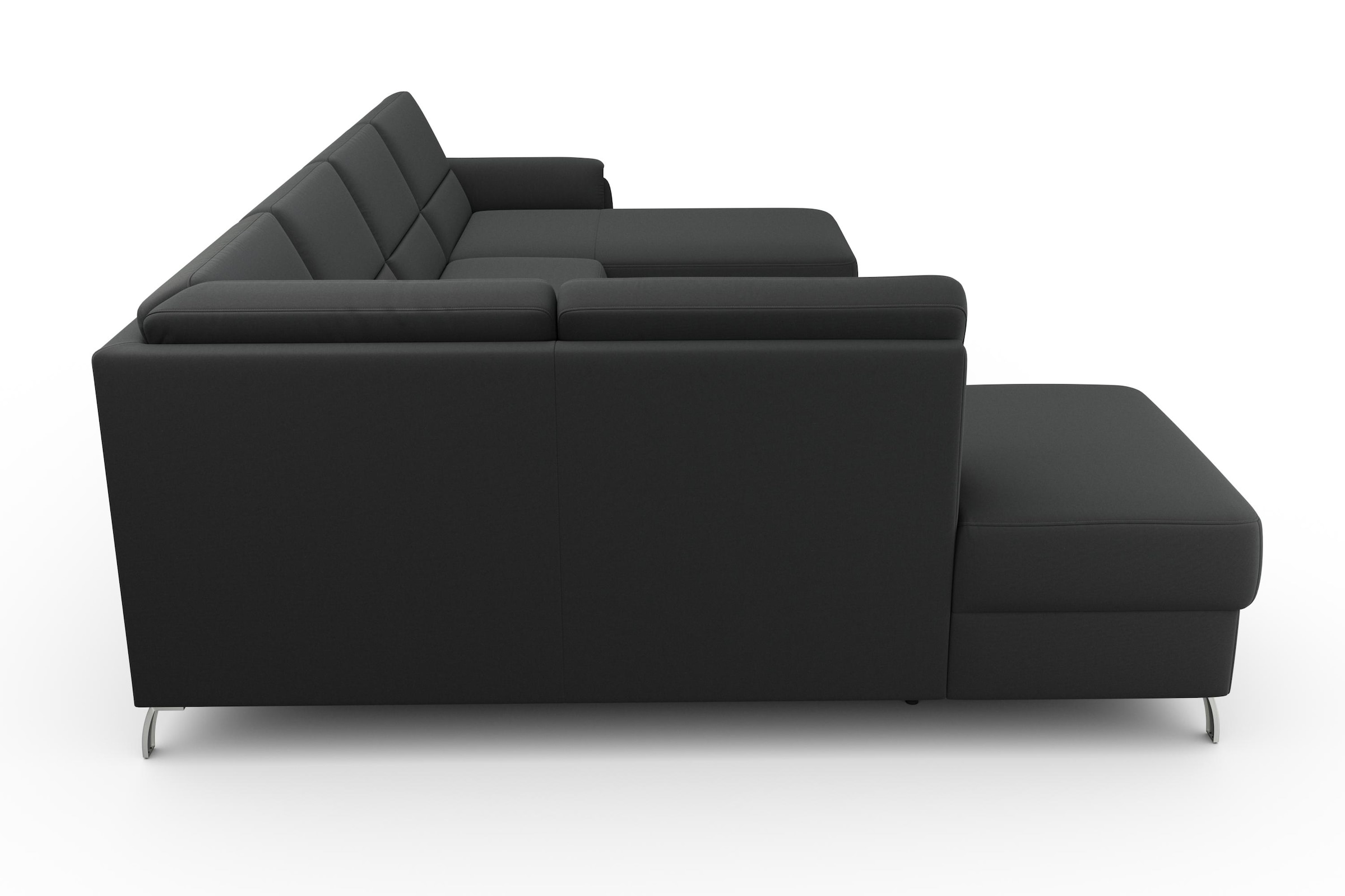 sit&more Wohnlandschaft »Palmera U-Form, B: 308 cm« optional Bettfunktion & Bettkasten, Federkern