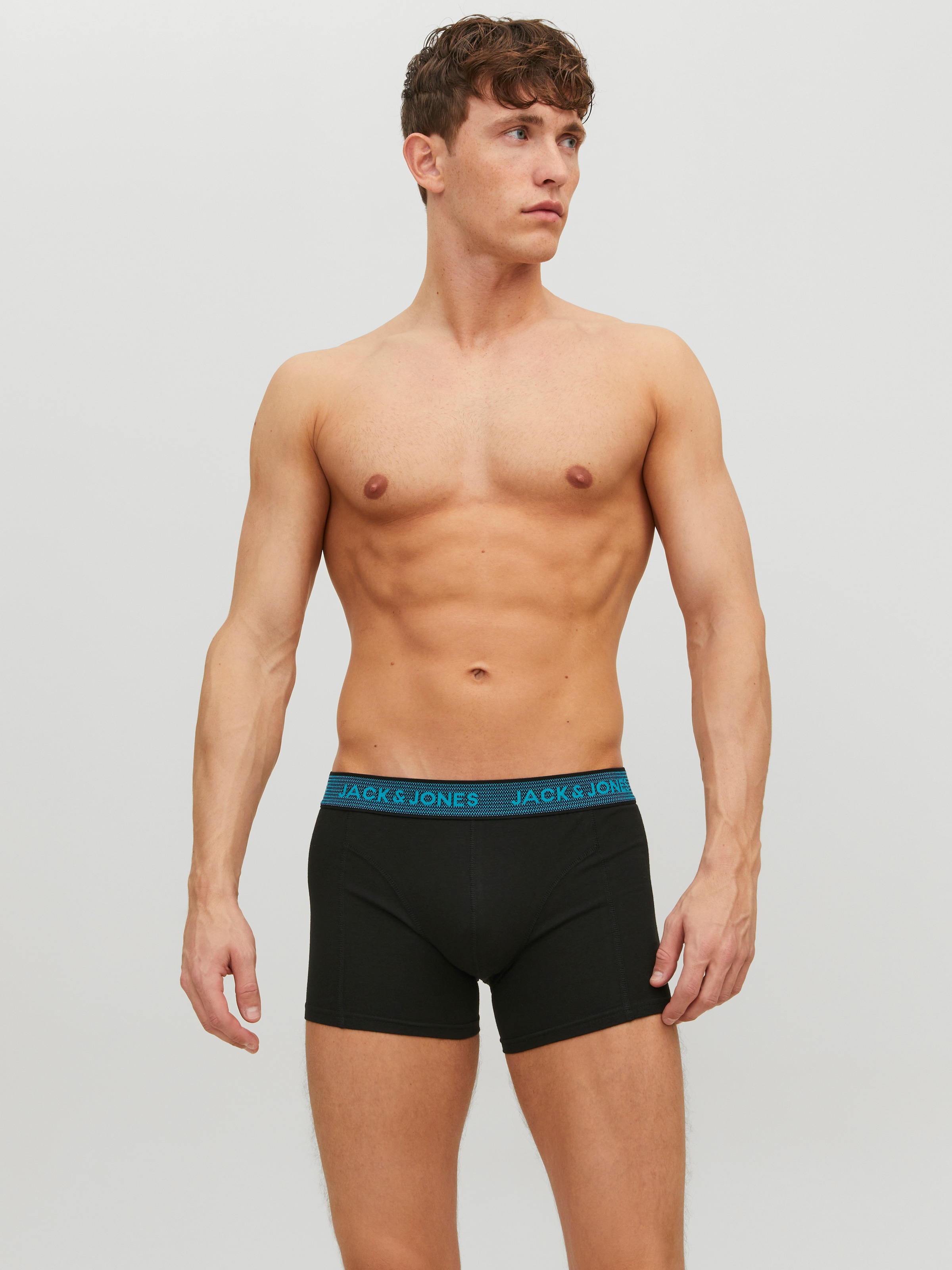 Jack & Jones Boxer »JAC Waistband Trunks« Packung, 3 cuis