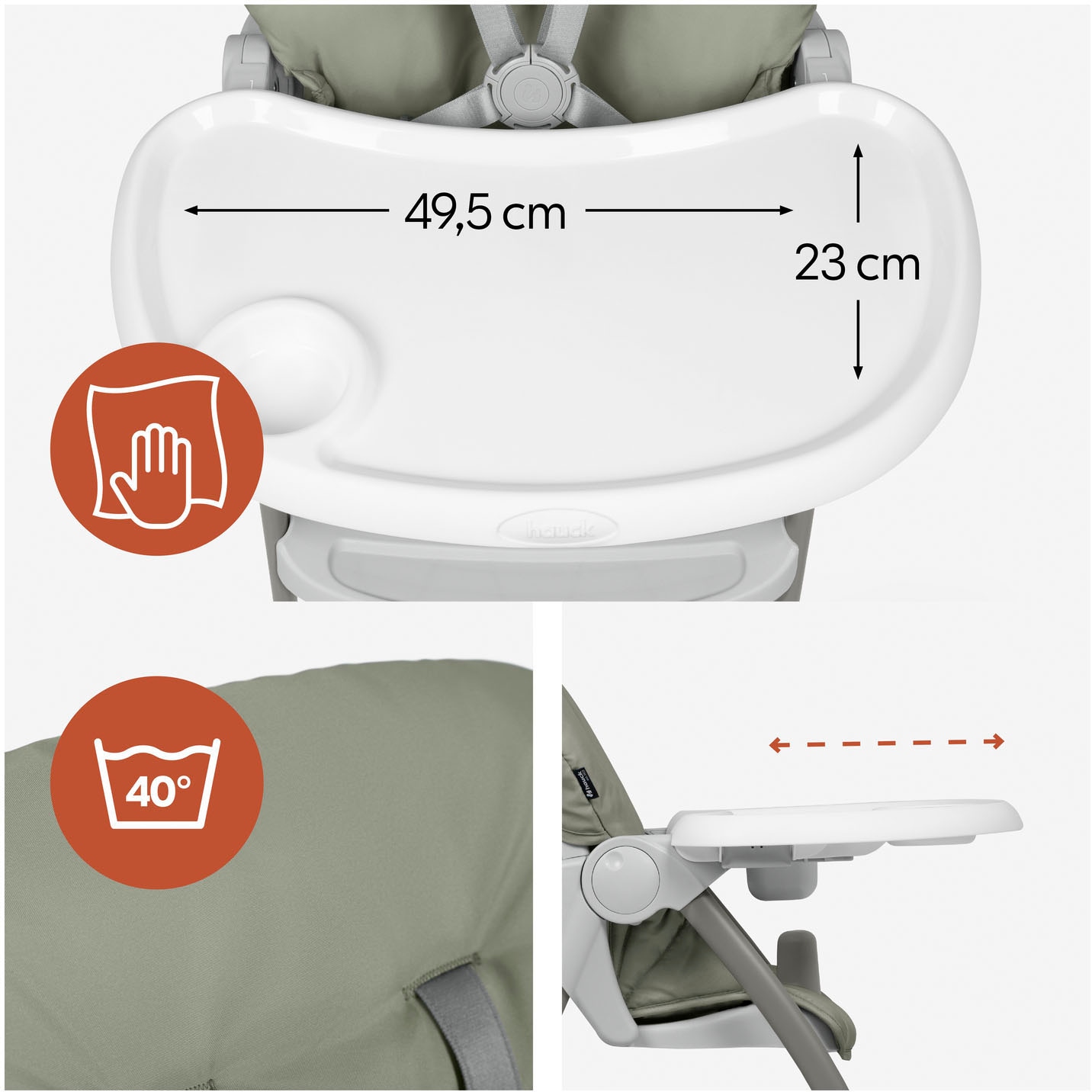 Hauck Chaise haute »Sit N Fol« ()