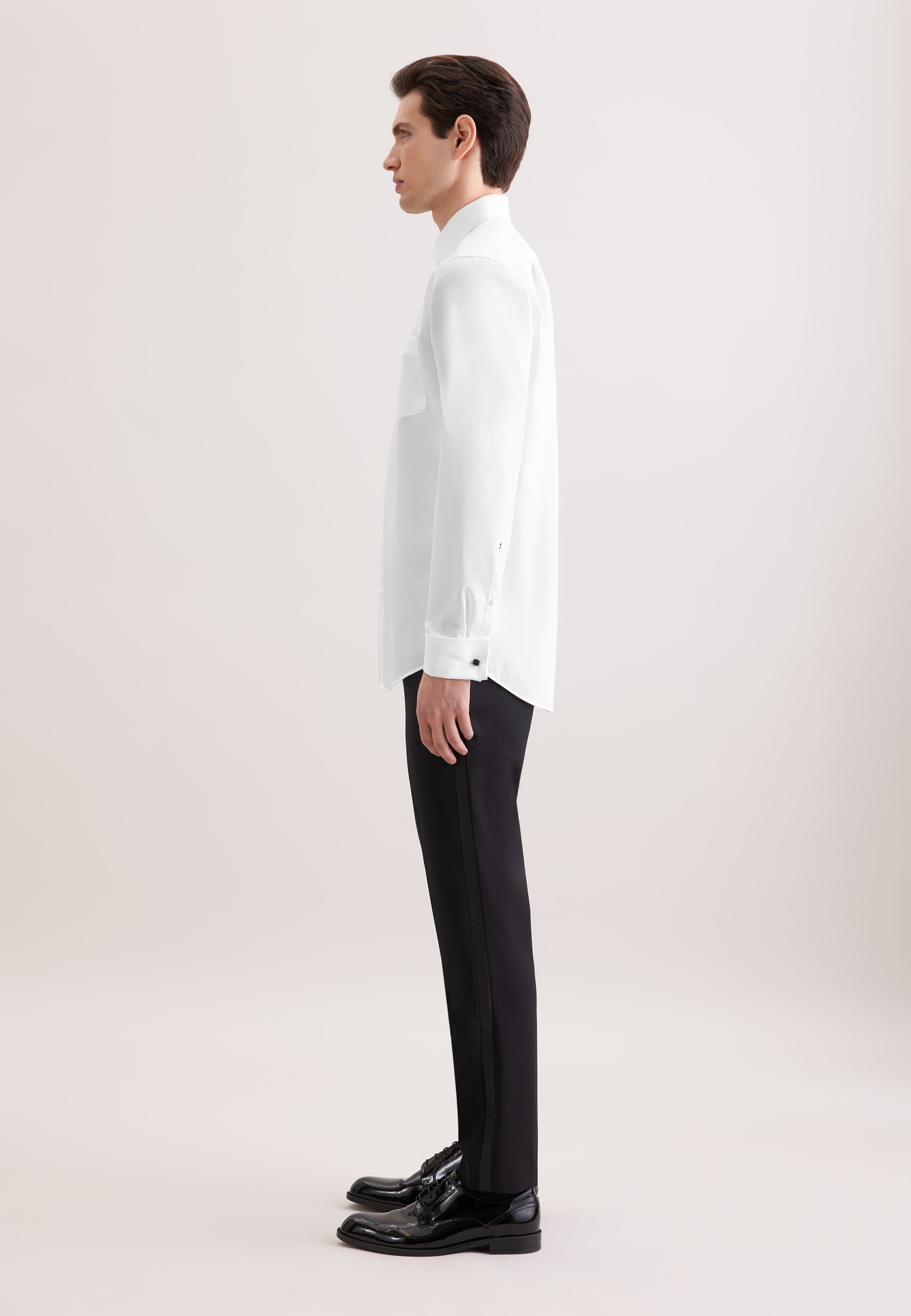 seidensticker Chemise d'affaires »Schwarze Rose« Regular 1/1 Kentkragen Uni