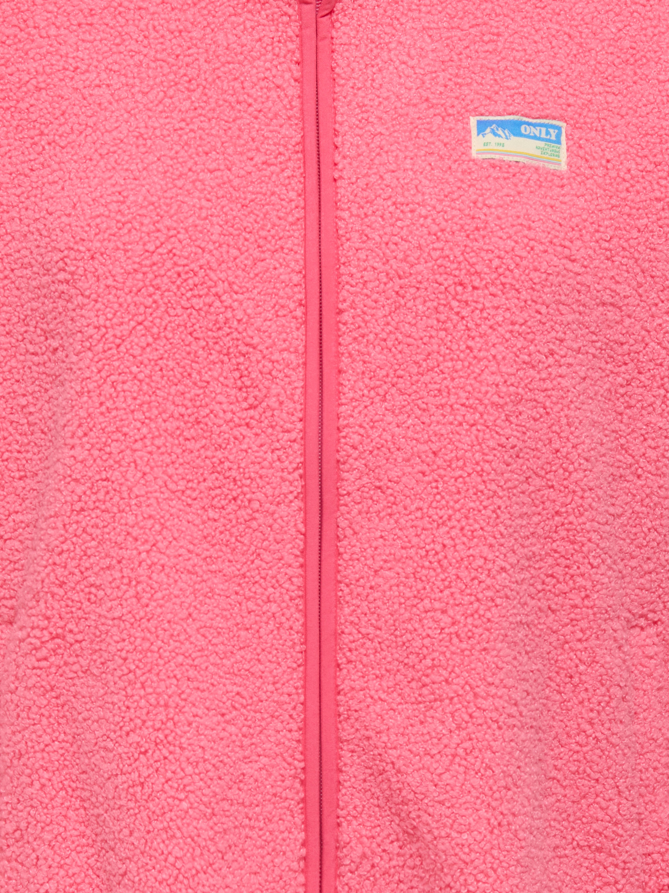 ONLY Plüschjacke »ONLEVA LIFE TEDDY JACKET CC OTW« ohne Kapuze Kunstfaser,