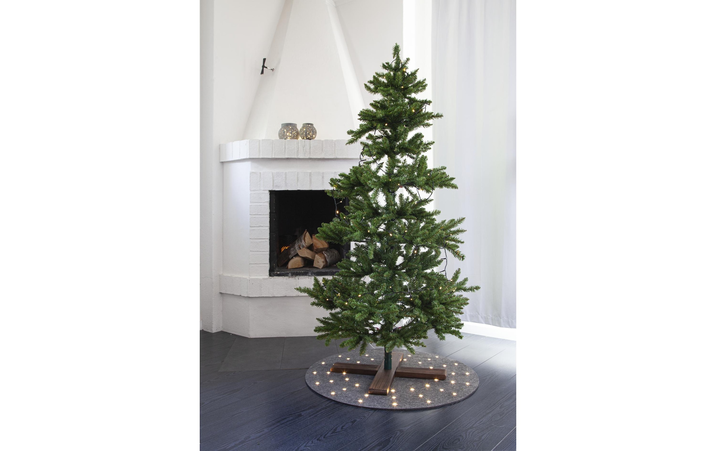   Arbre de Noël artificiel »Baumdecke Granne 48 LED, 80 cm«