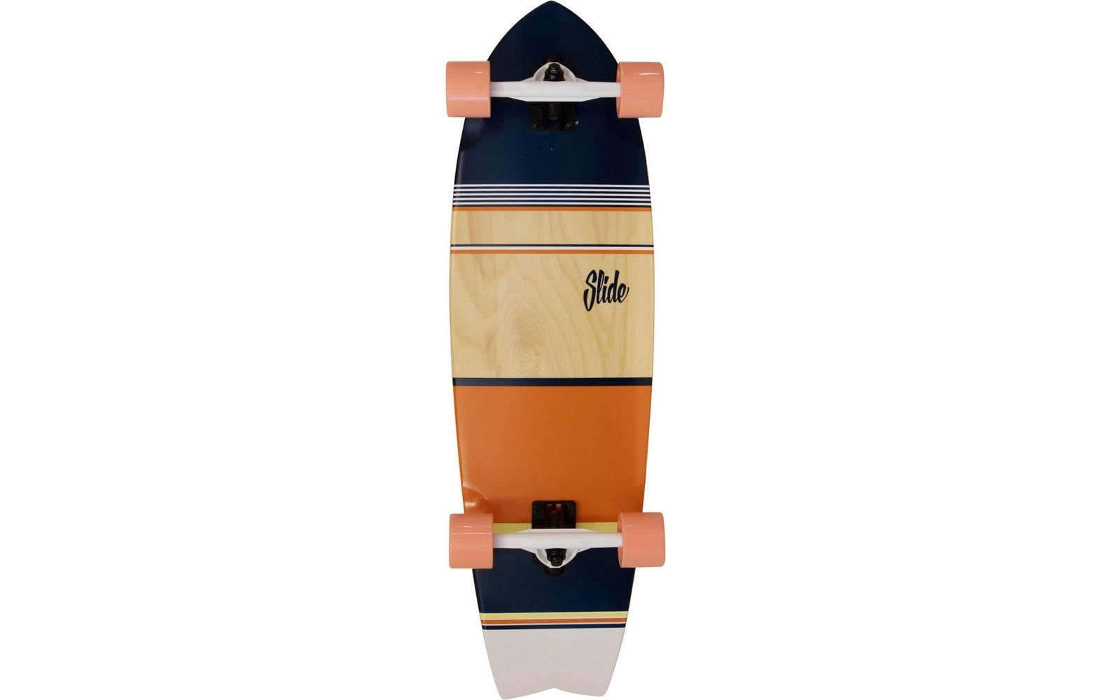   Planche à roulettes »Slide Cruiser Stripes orange 34«