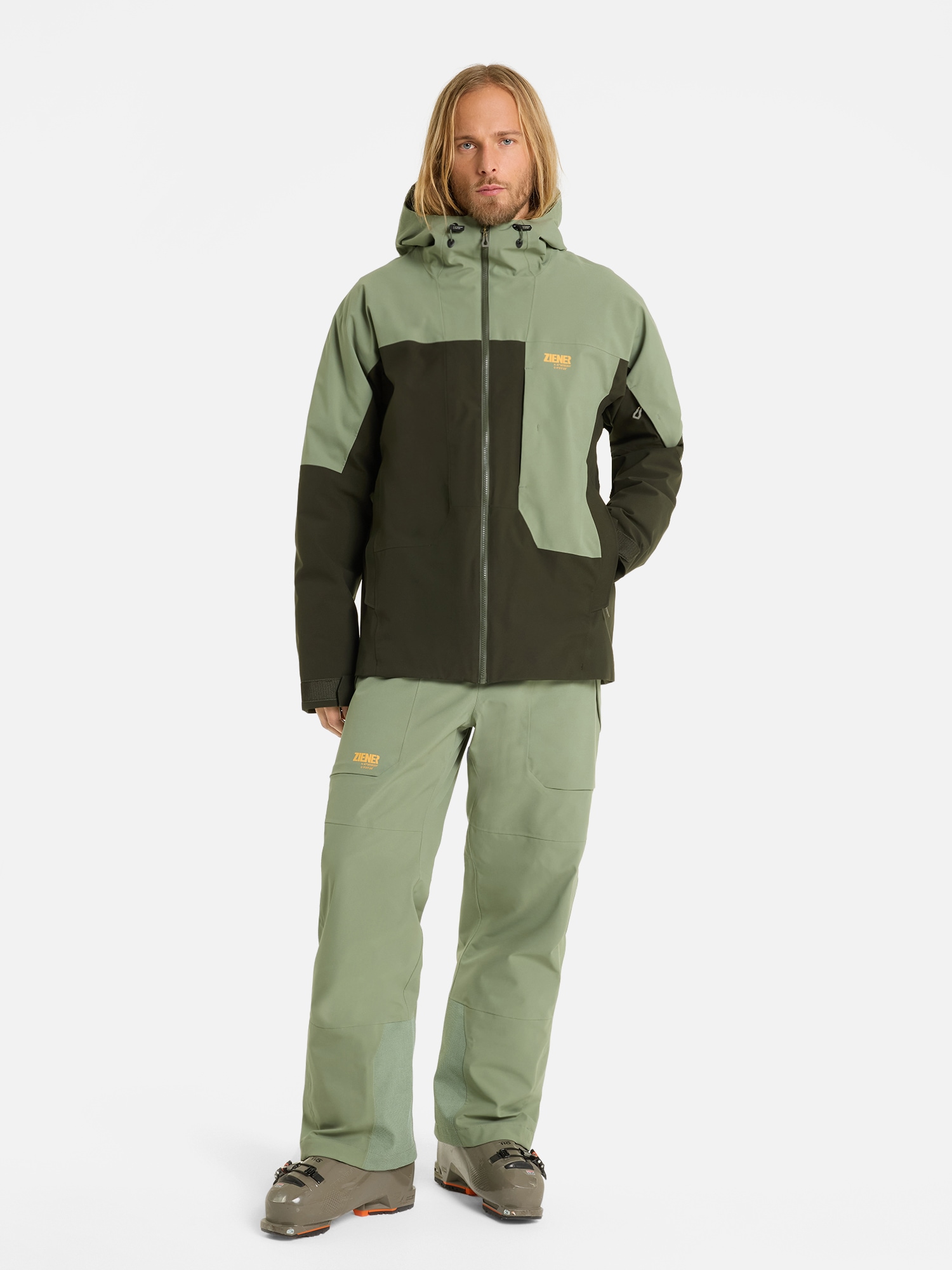 Ziener Veste de ski »RAYKO-Z AQUASHIELD® HERREN« wasserdicht winddicht, atmungsaktiv, Wollwattierung