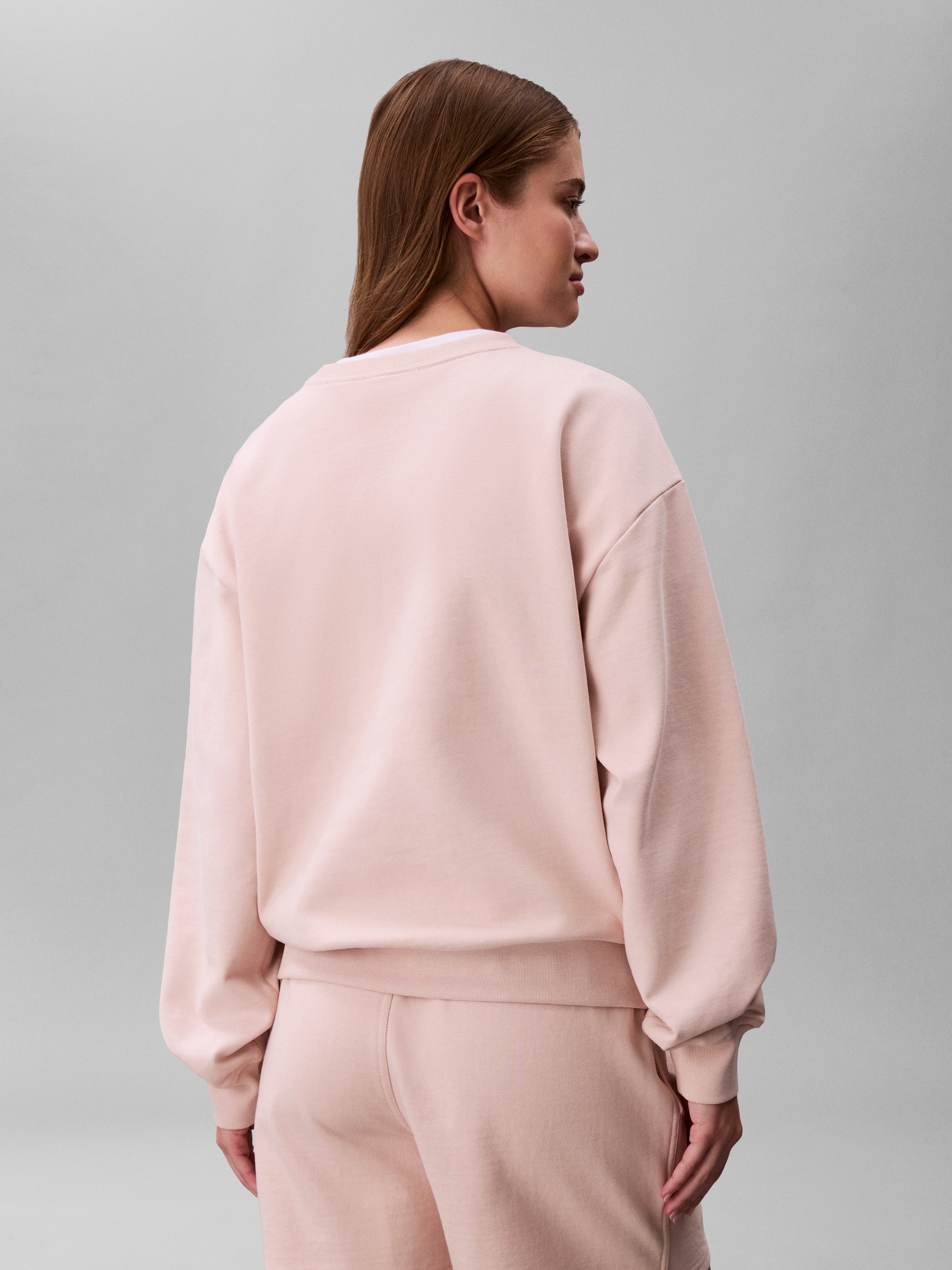 Calvin Klein Sweat-shirt »LS MONOLOGO FRENCH TERRY RLXD CR«, , inscription logo
