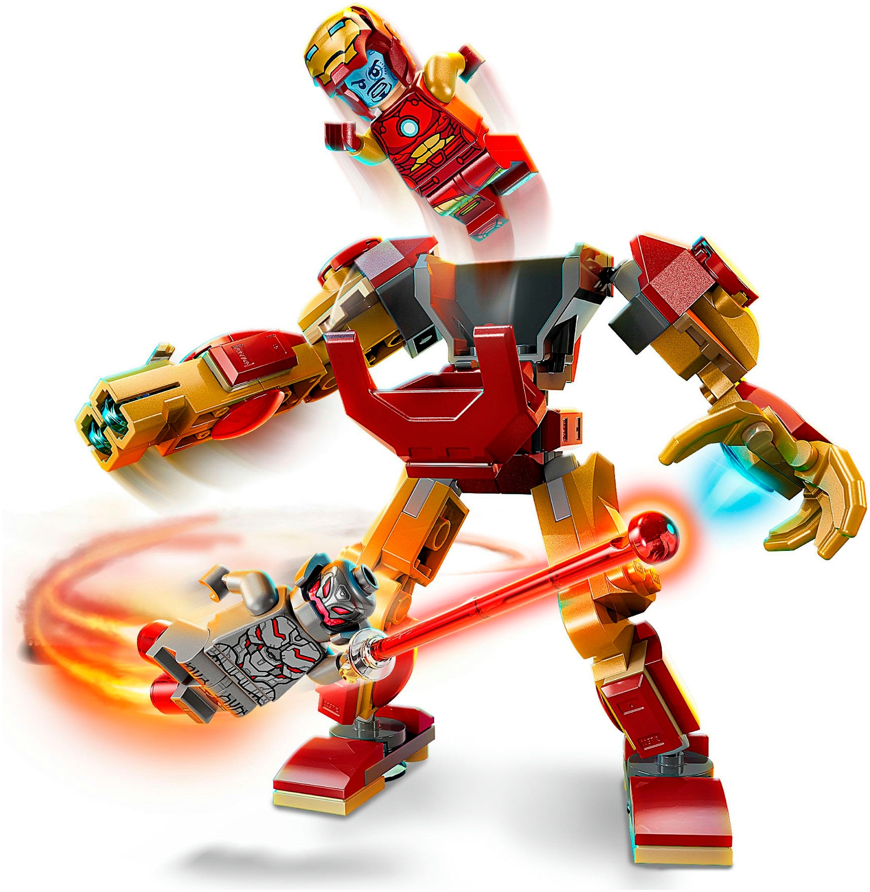 LEGO® Konstruktionsspielsteine »Iron Man Mech vs. Ultron (76307), LEGO Super Heroes« Made in Europe