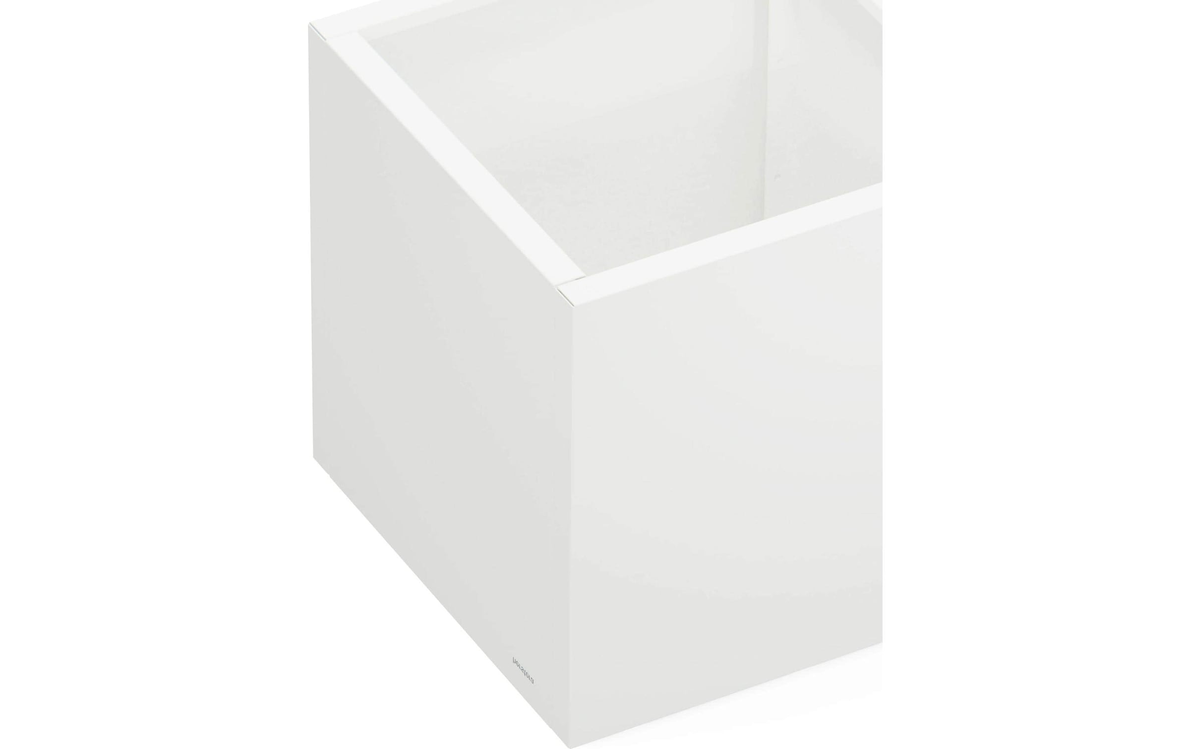 Herstera Garden Bac à plantes »Cube 60 cm Moon White«