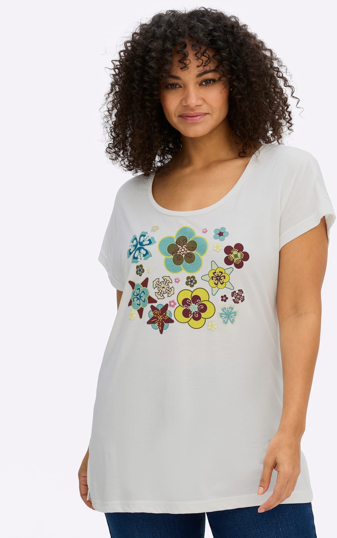 Sheego T-shirt »Shirt« 1