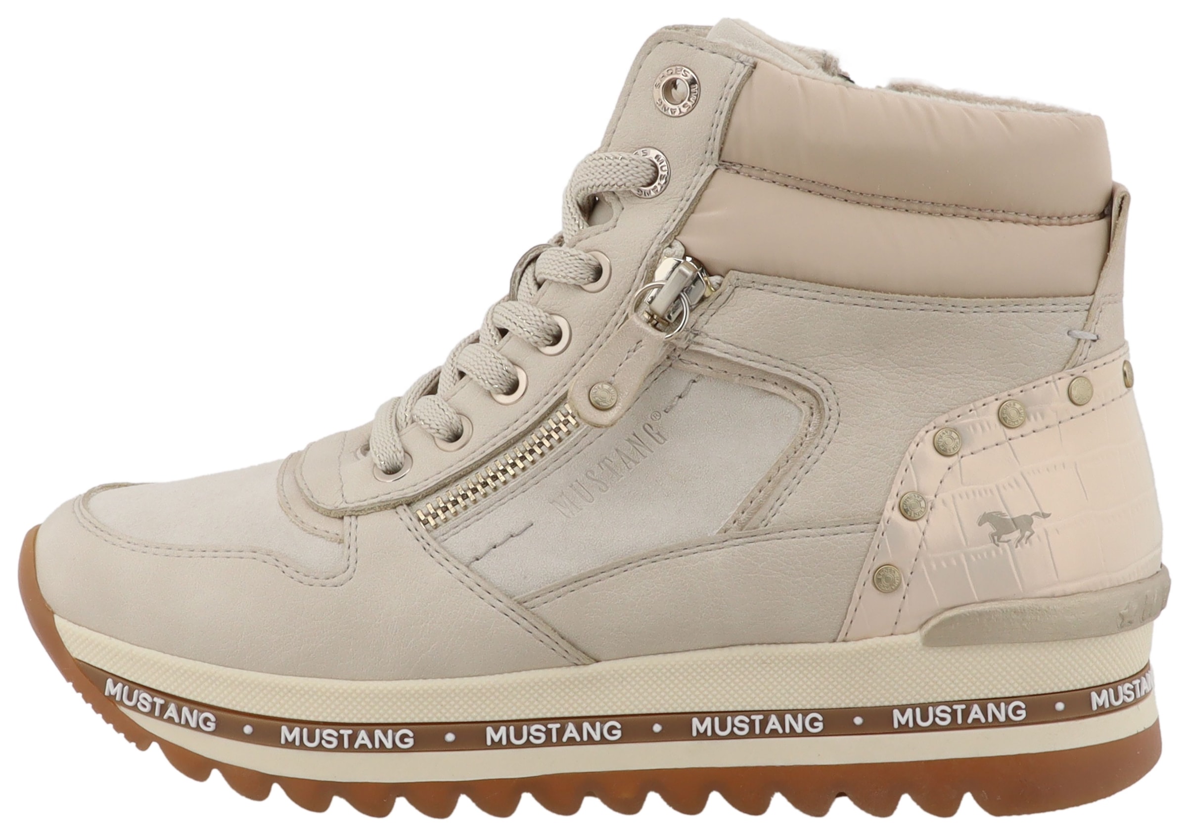 Mustang Shoes Bottes d'hiver »Urbana«  Sneakers à plateforme, bottes d'hiver avec doublure textile chaude