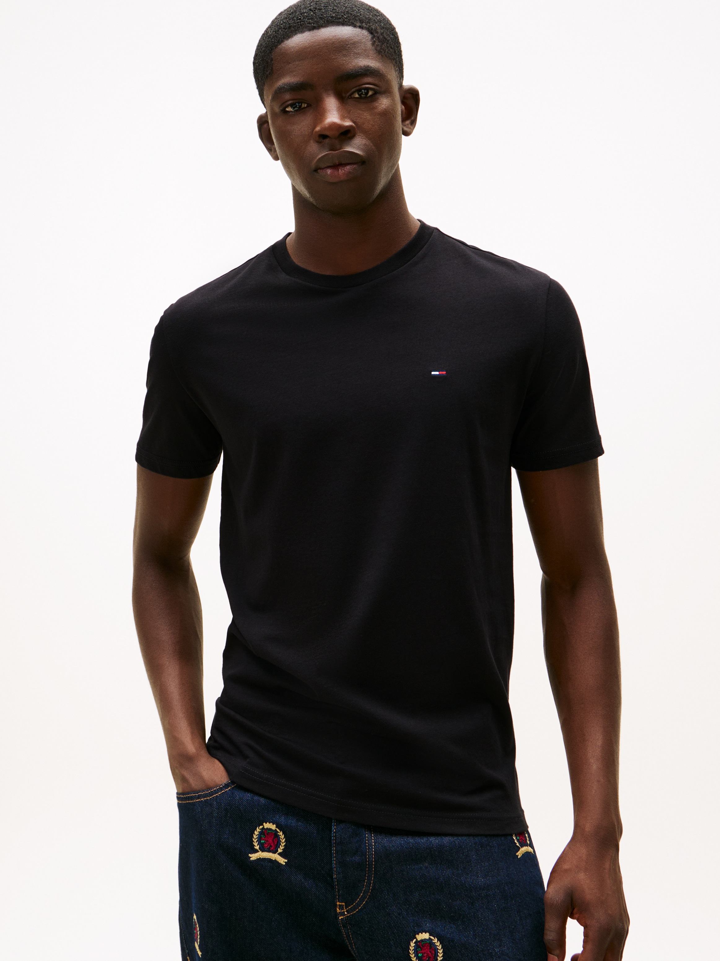 Tommy Jeans T-Shirt »TJM EXTRA SLIM 3 PACK« Packung, 3 Mit Rundhalsausschnitt