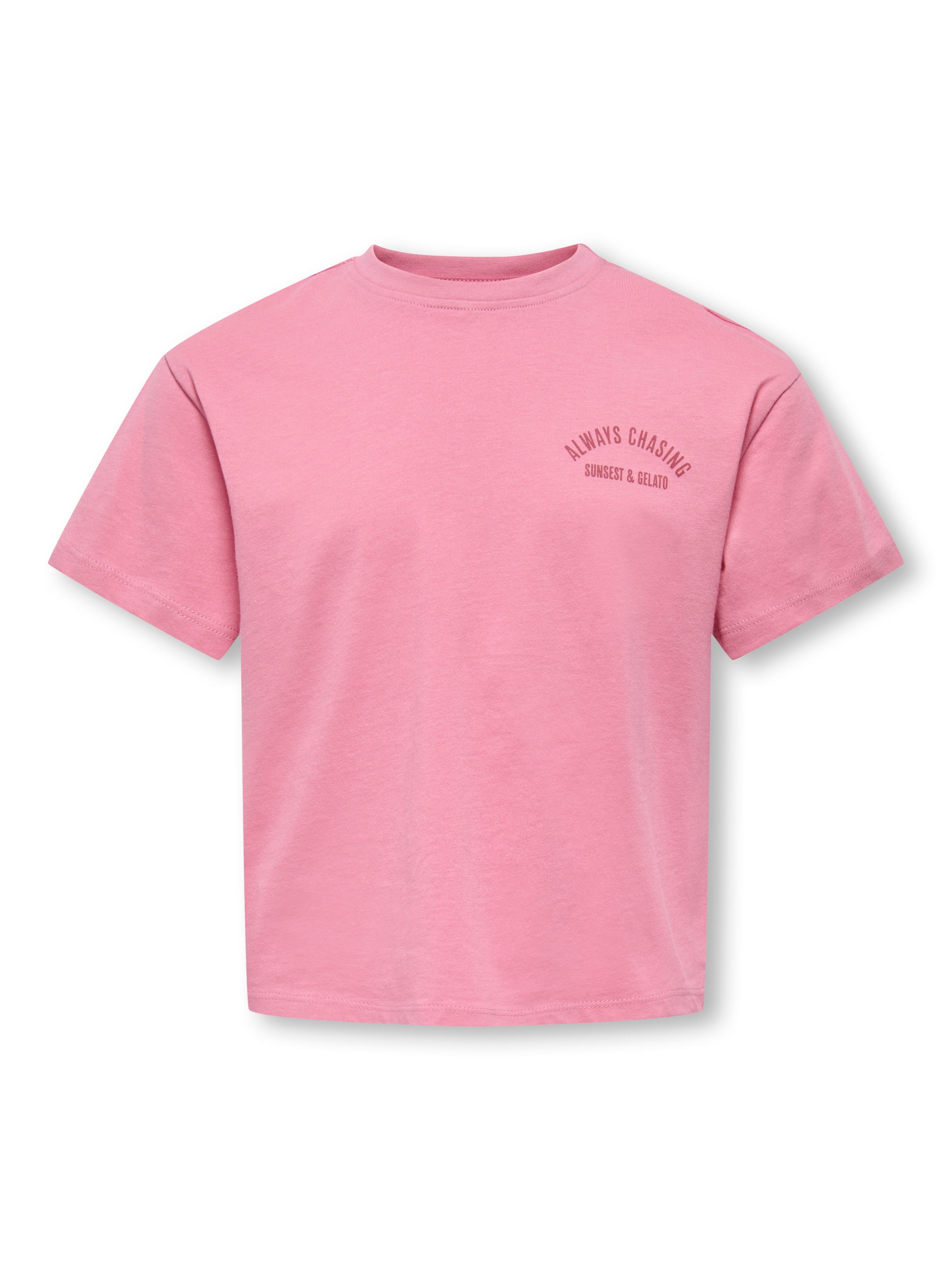 KIDS ONLY T-Shirt »KOGVILLA LIFE S/S BOXY PRINTED TOP JRS« in dezenter Boxy-Form