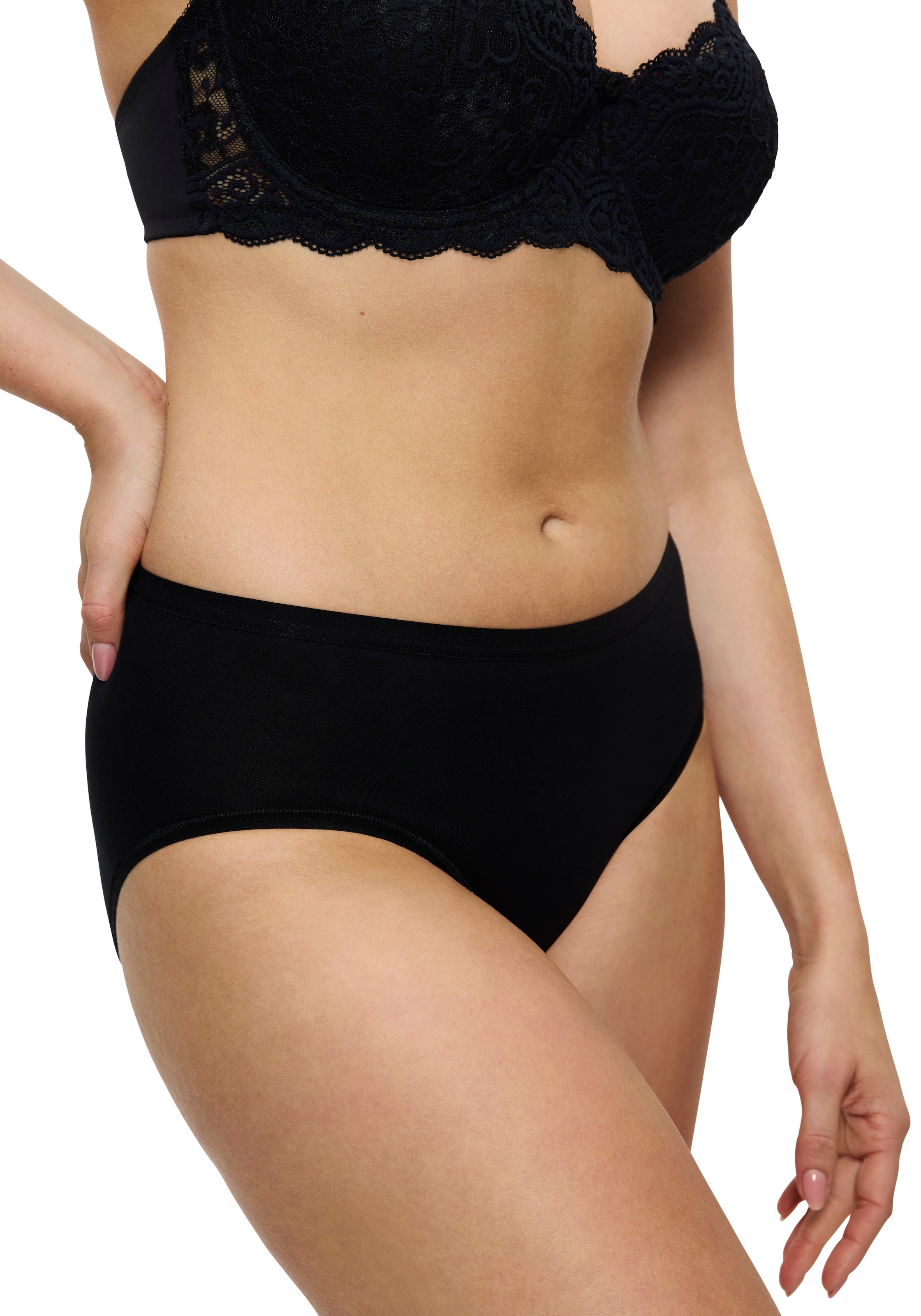 Triumph Midislip »Sense Of Cotton« 2er Pack,  weich, ohne Seitennaht,  elastisch