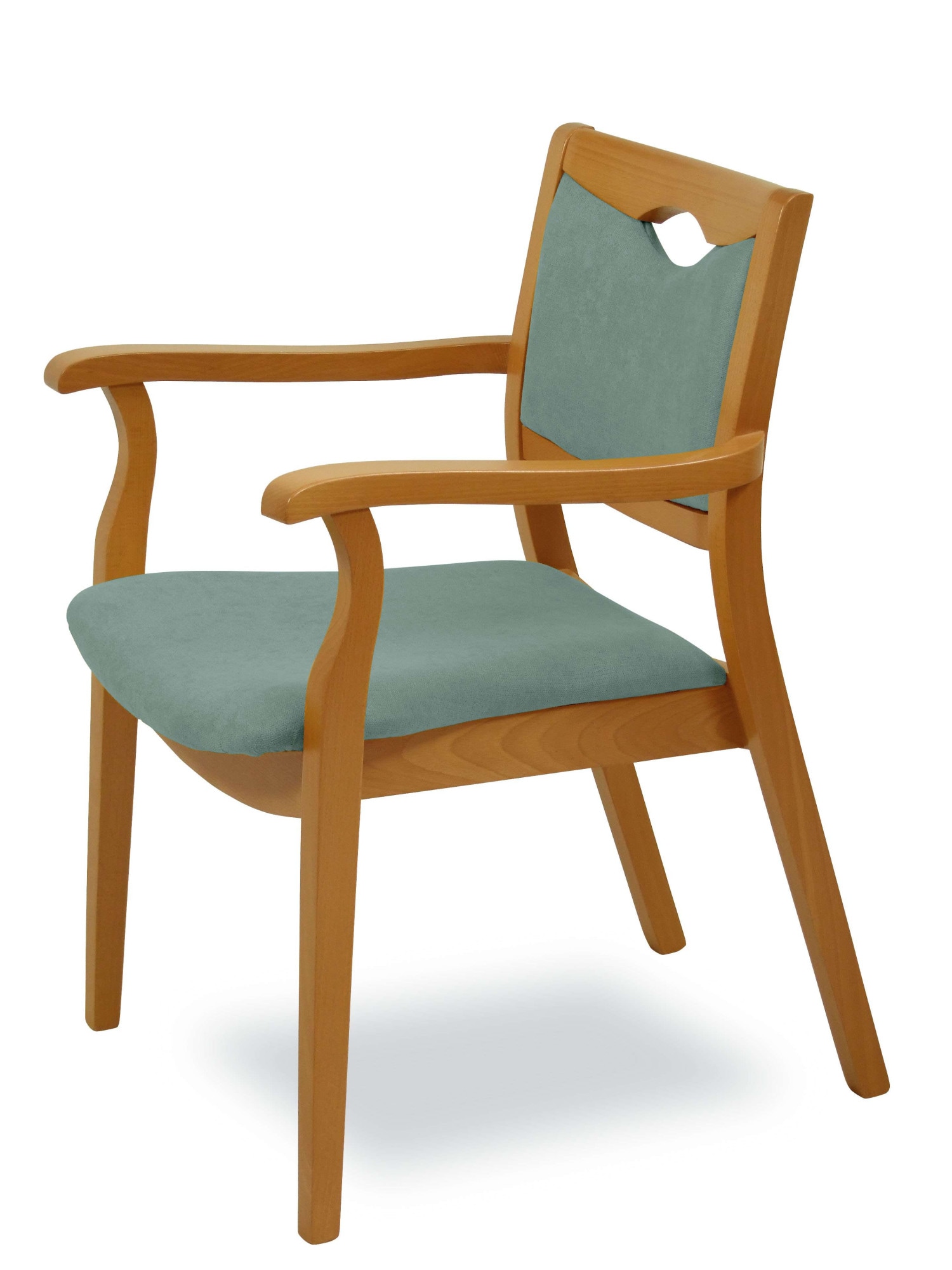 Home affaire Armlehnstuhl »London, Stuhl, Komfortsessel, 3 Gestellfarben, Made in Italy« () 1 Stk.Extra-komfortabel, ergonomisch, fleckenabweisendes Gewebe, Massivholz