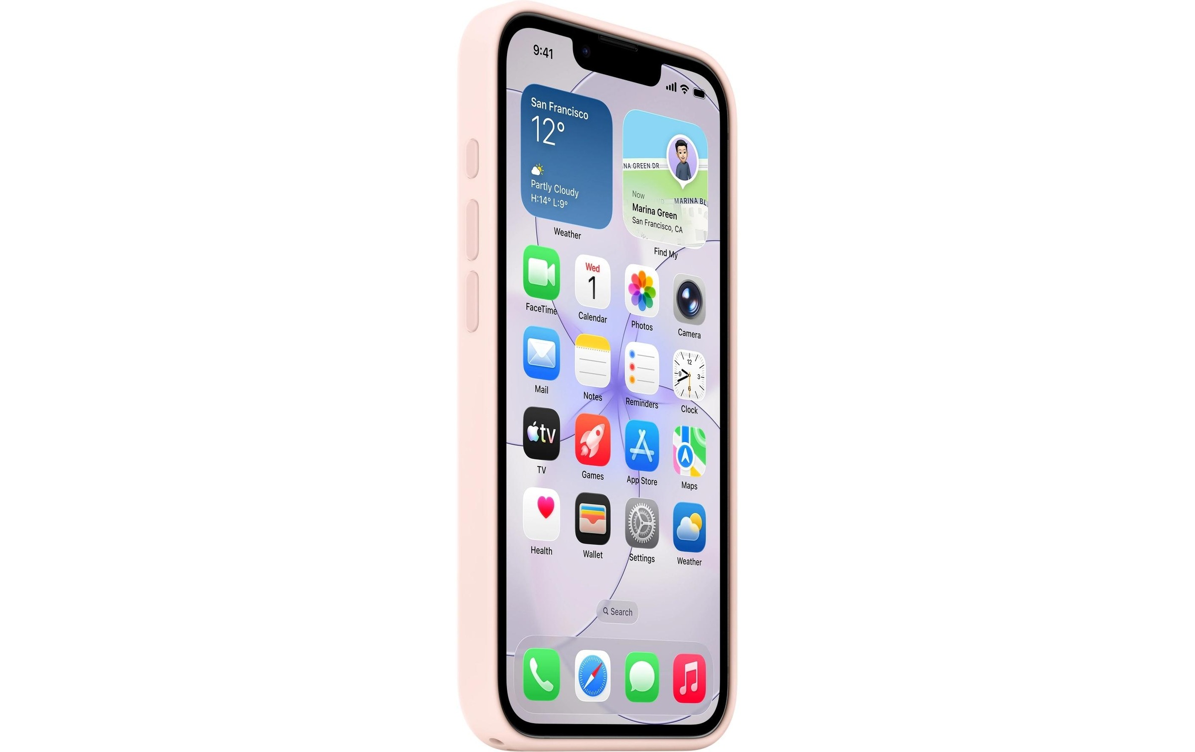 Apple Smartphone-Hülle »iPhone 17e Silikon Case mit MagSafe« Apple iPhone 17e 15,5 cm (6,1 Zoll)