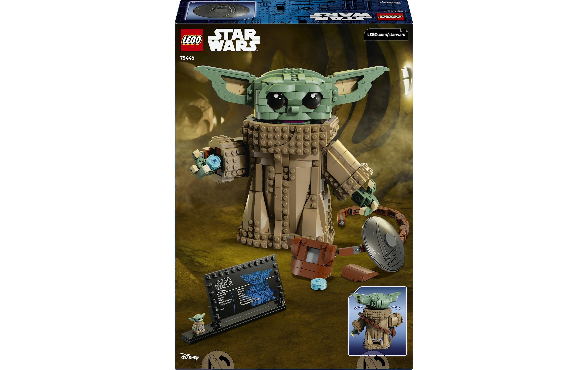 LEGO® Konstruktionsspielsteine »Grogu (Lehrling des Mandalorianers) (75446), LEGO Star Wars™«