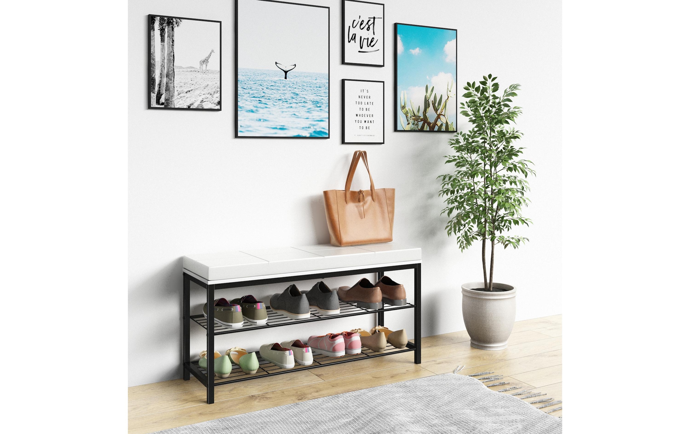 VCM Étagère à chaussures »Taliro 90 x 48 cm«