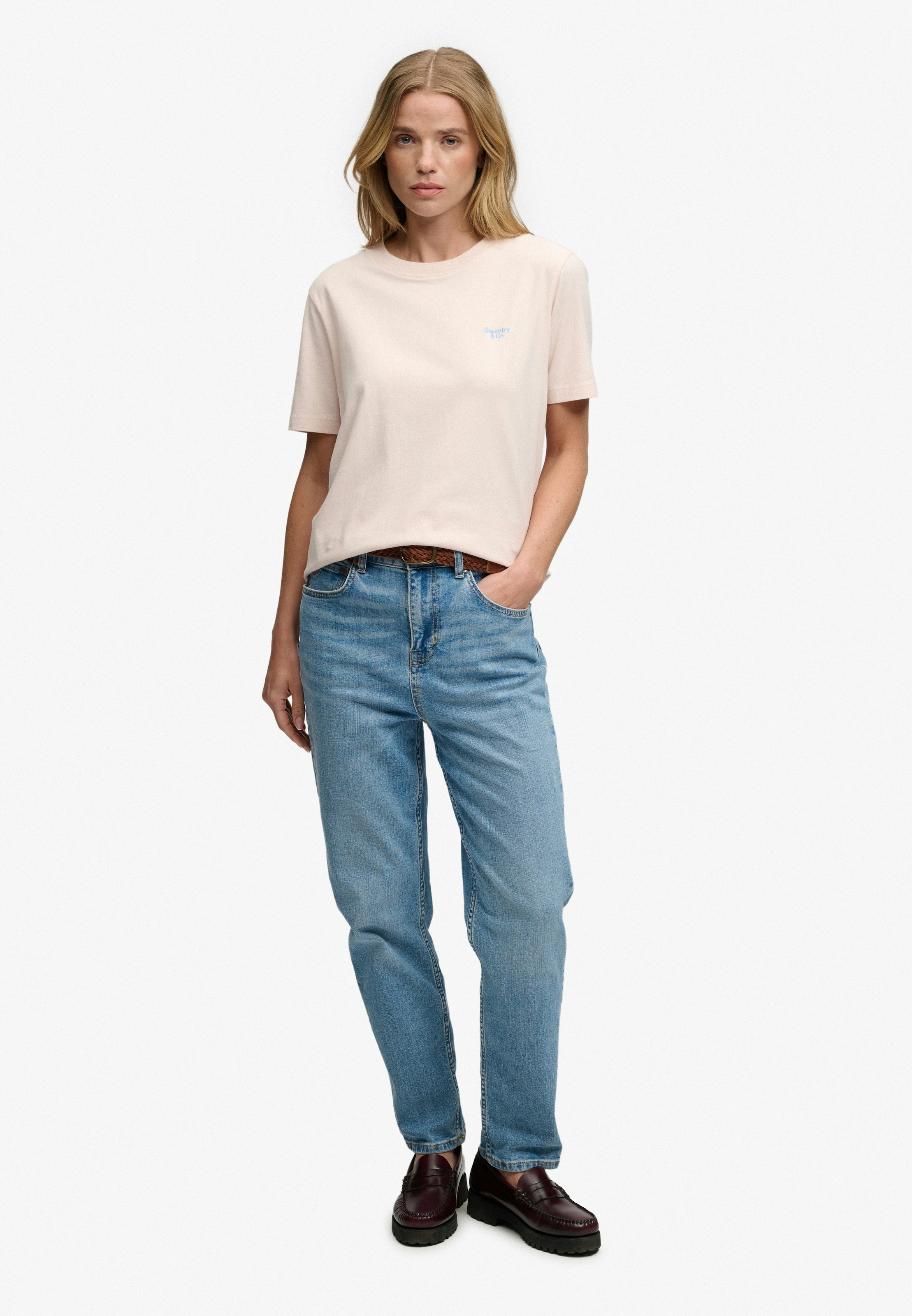 Superdry T-Shirt »SIGNATURE EMB TEE« Baumwolle, relaxed fit