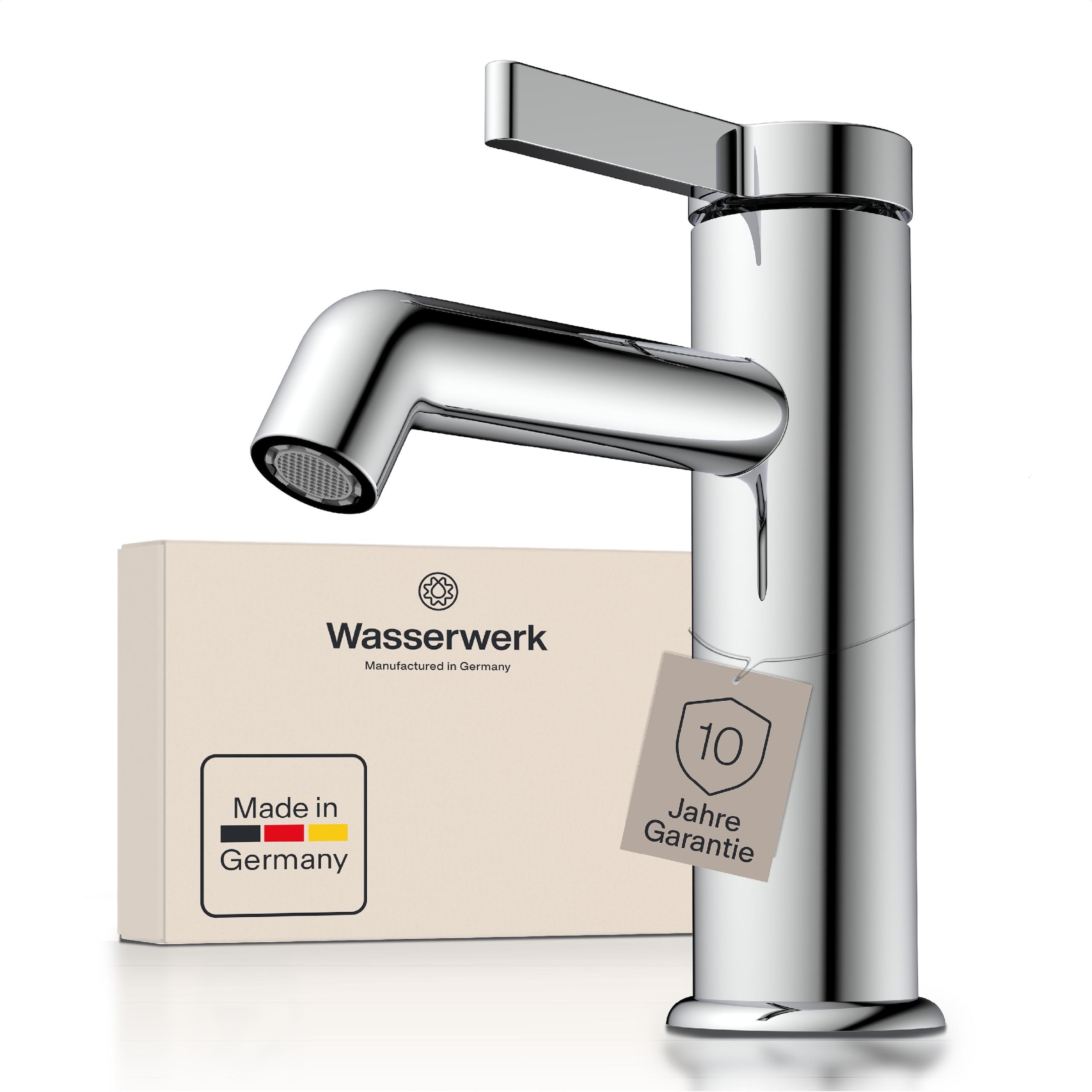 WASSERWERK Robinet de lavabo »WT 11« incl. popup, économie d'eau