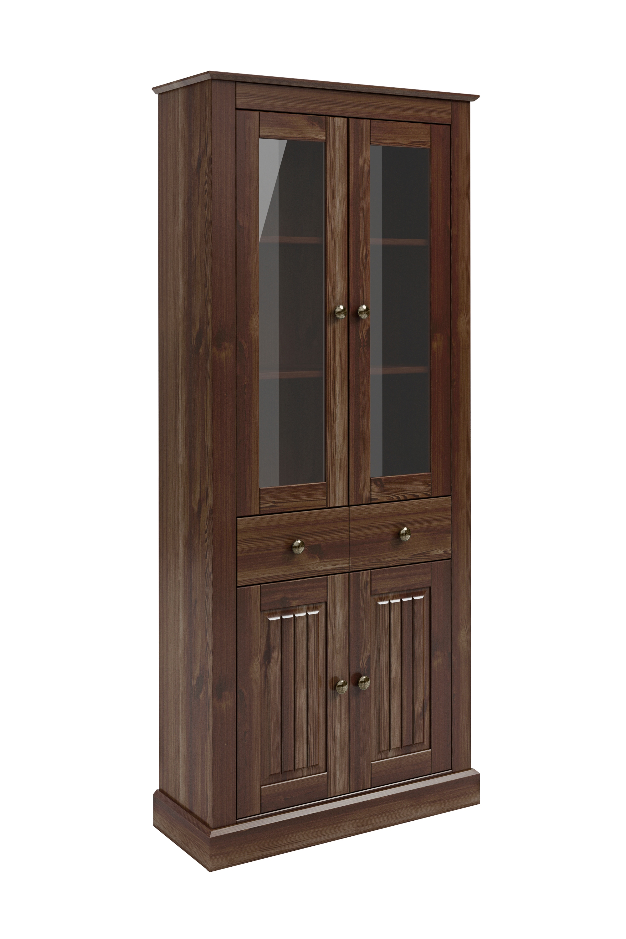 Home affaire Vitrine »Liotta« Mit 2 Glastüren und 1 Schublade