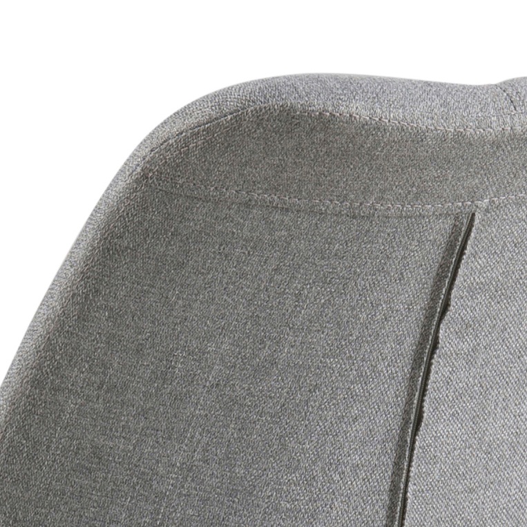 ACTONA GROUP Chaise de salle à manger »Dian« (Ensemble) 2 cuissiège de forme organique avec coussin. Pieds en bois massif d’hévéa