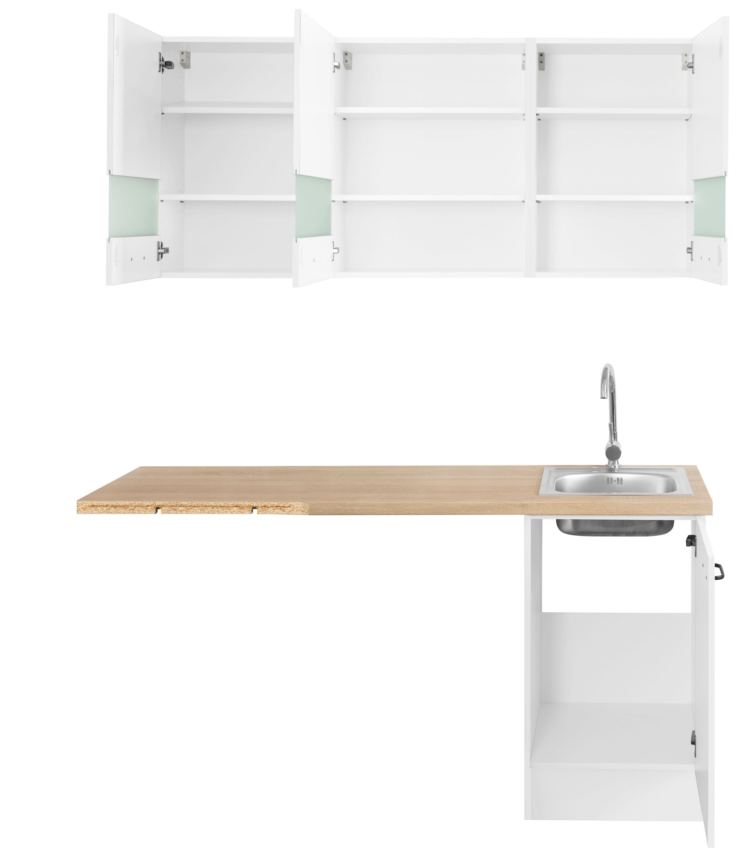 OPTIFIT Winkelküche »Elga« Soft-Close-Funktion, höhenverstellbaren Füssen, Stellbreite 265 x 175cm